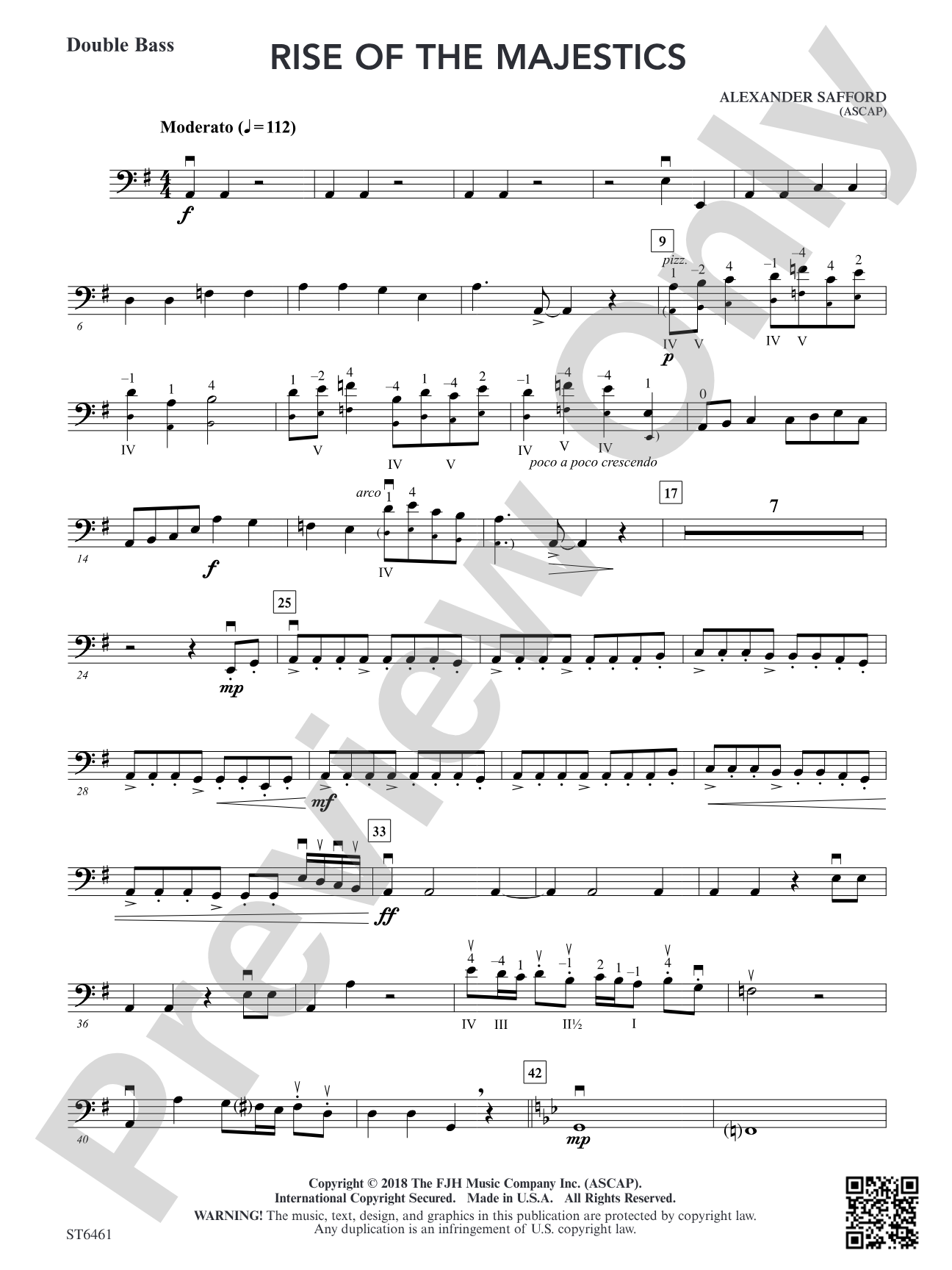 Rise of the Majestics: Double Bass
