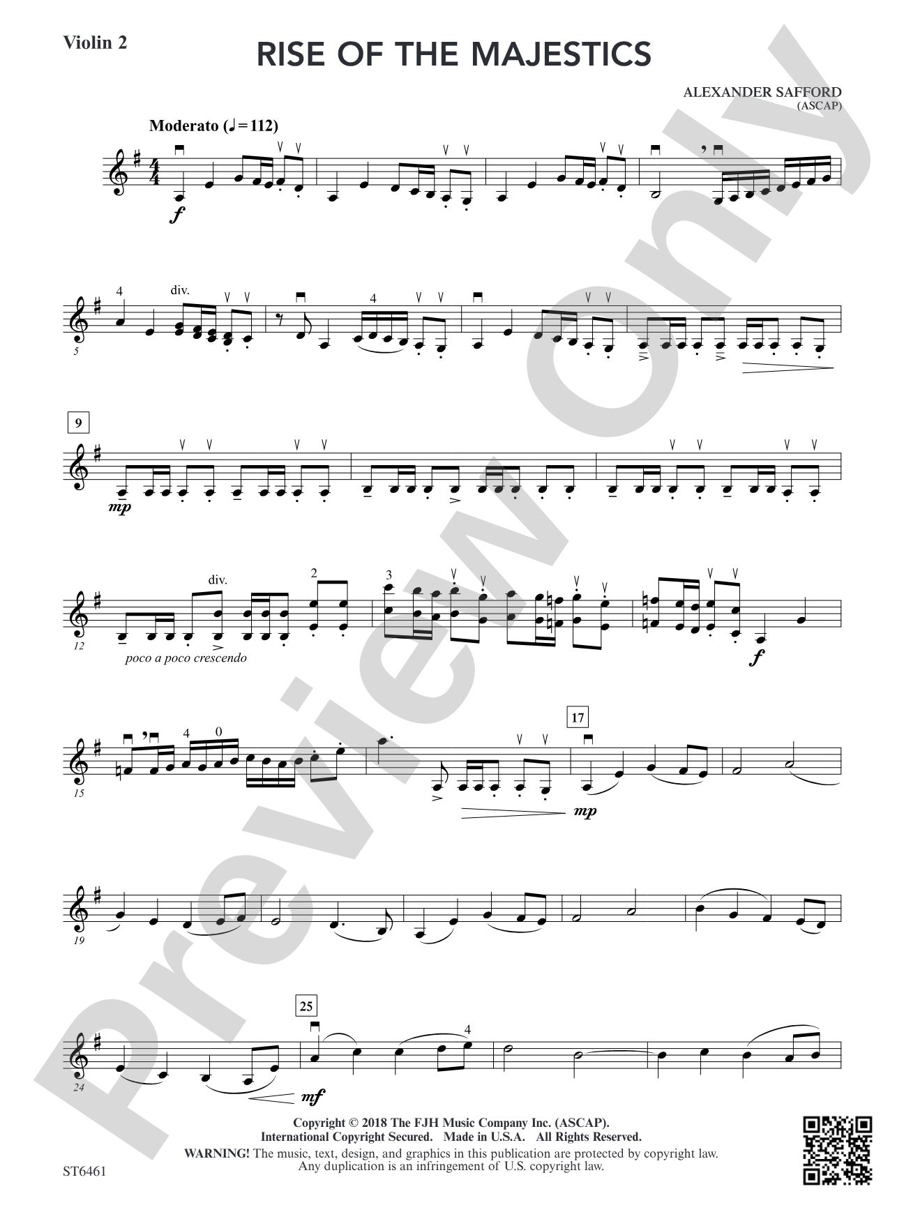 Rise of the Majestics: Violin 2