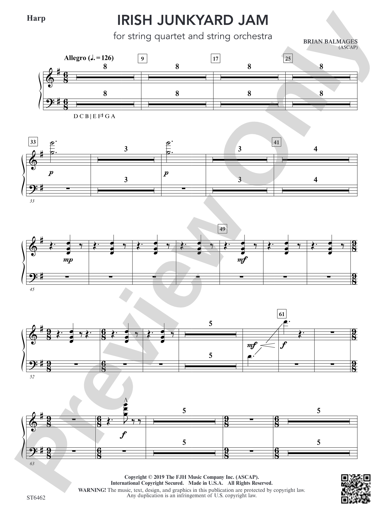 Irish Junkyard Jam: Harp (opt.)