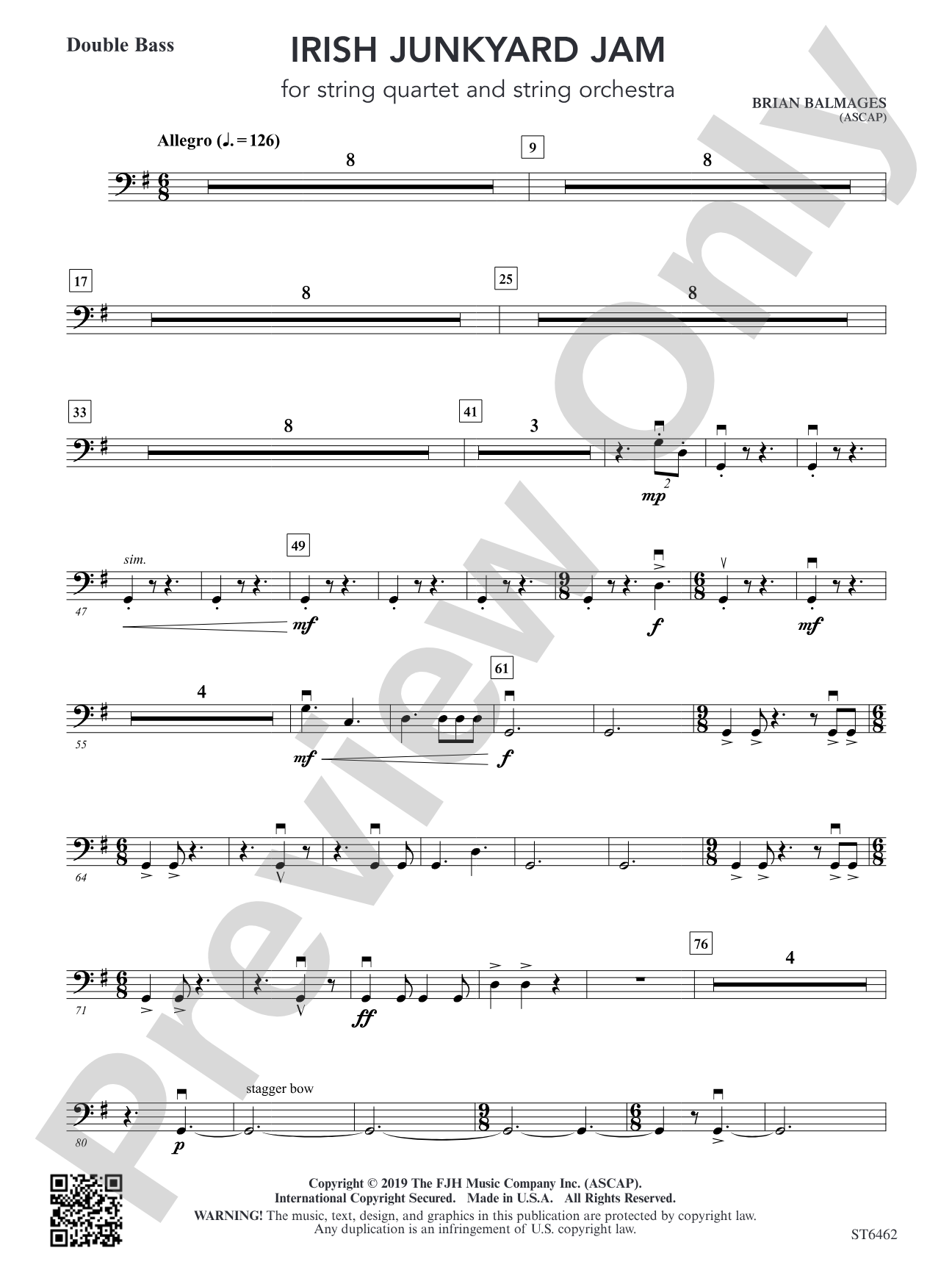 Irish Junkyard Jam: Double Bass