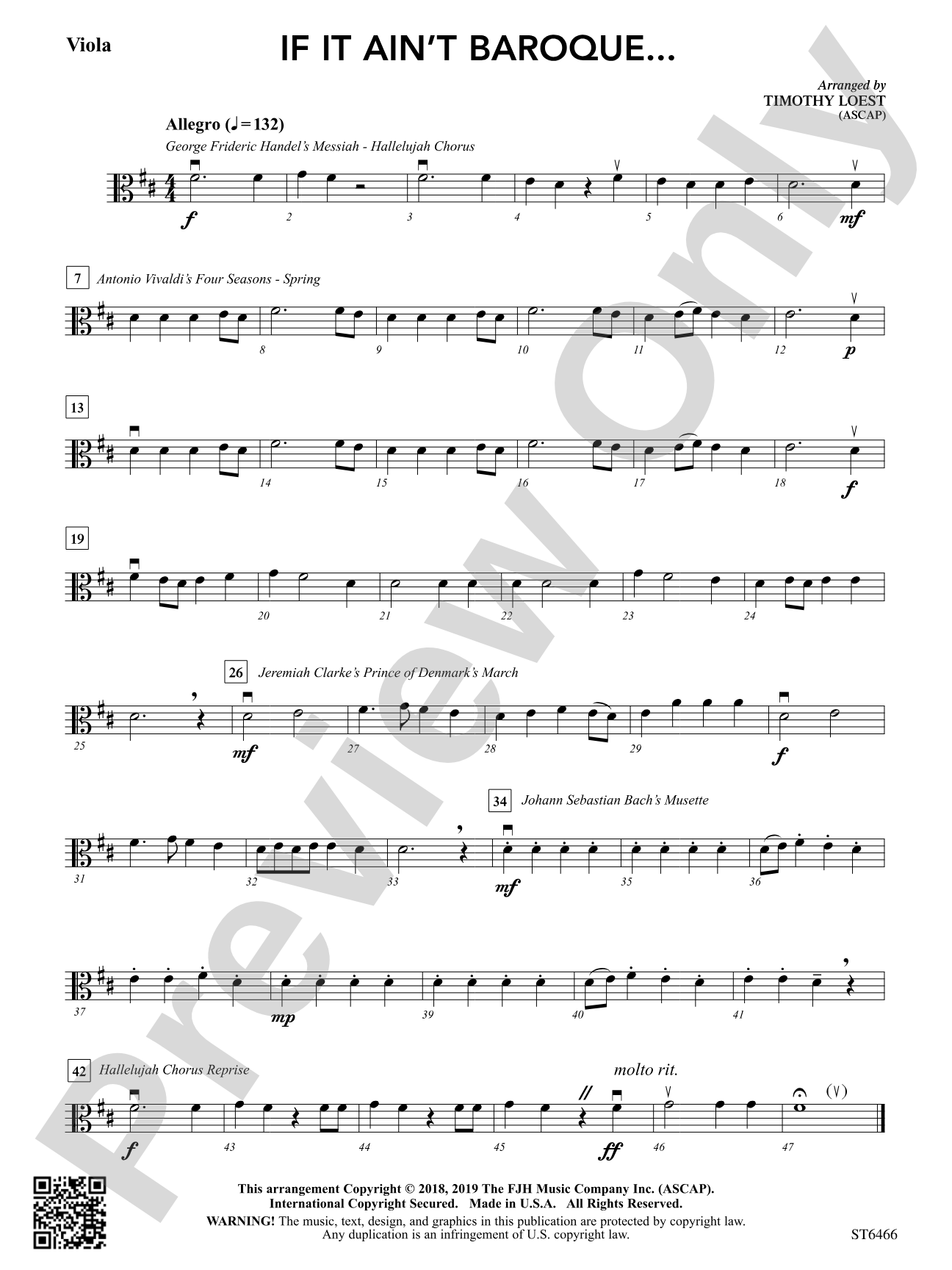 If It Ain't Baroque: Viola