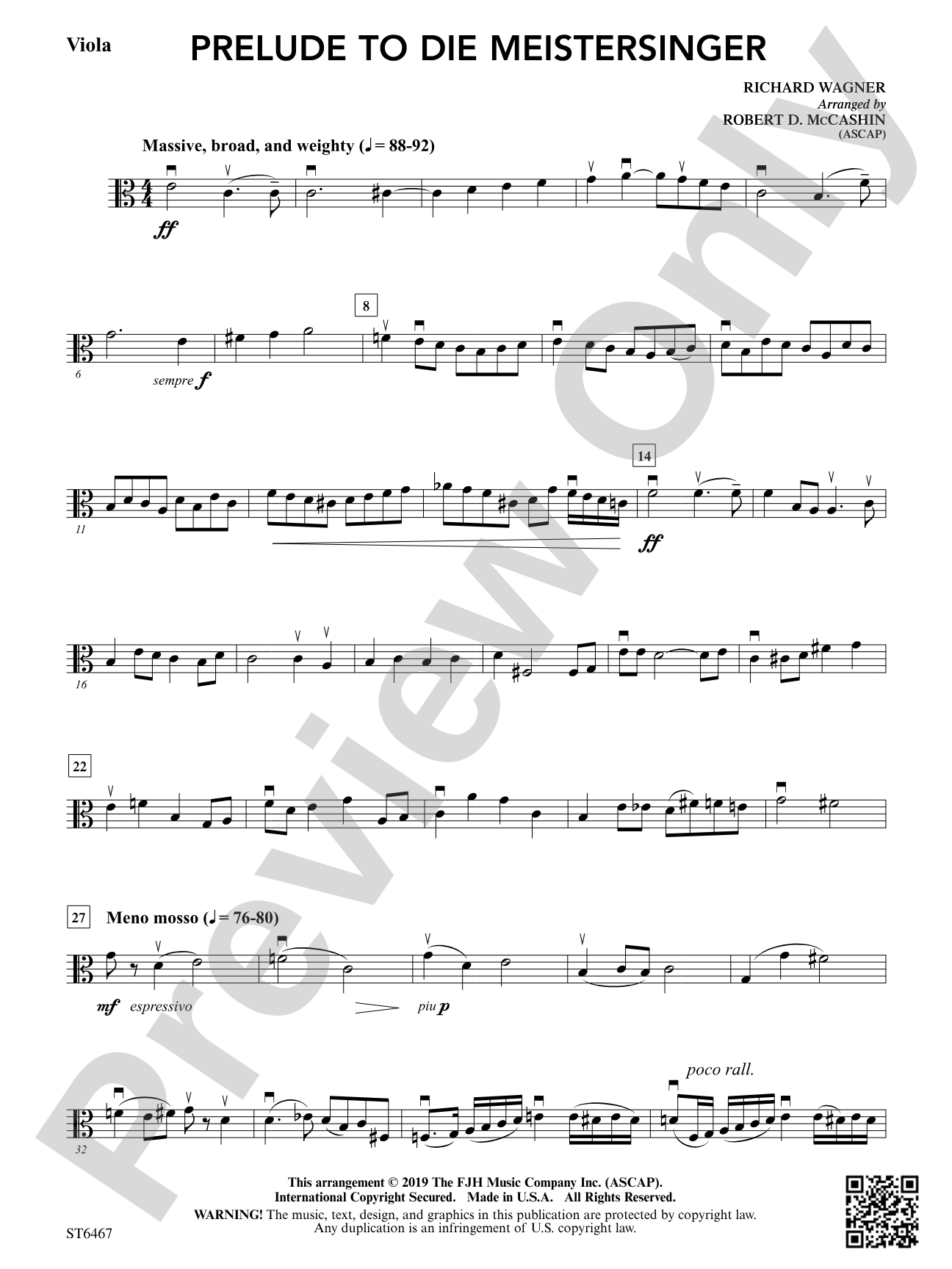 Prelude to Die Miestersinger: Viola