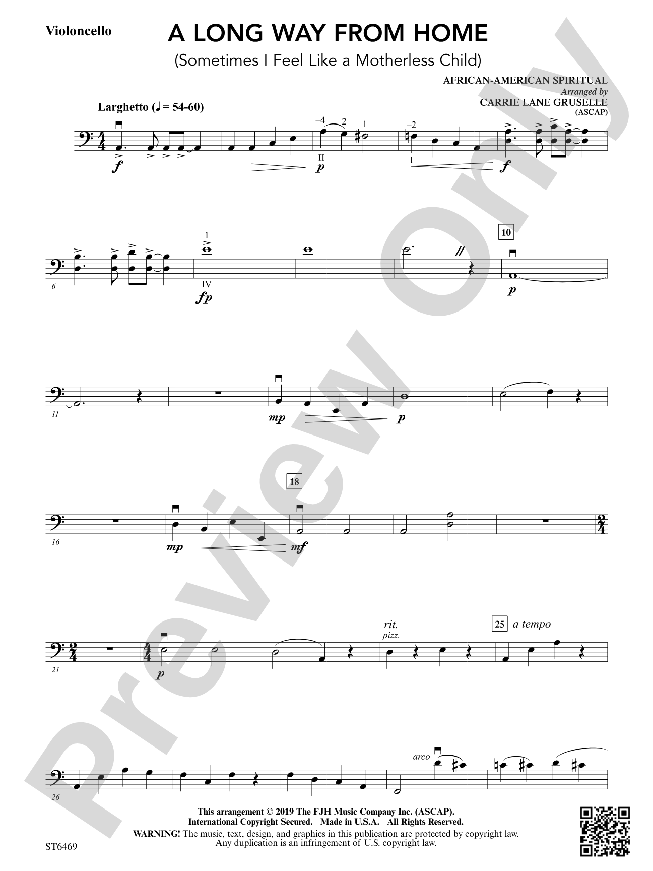 A Long Way from Home: Violoncello
