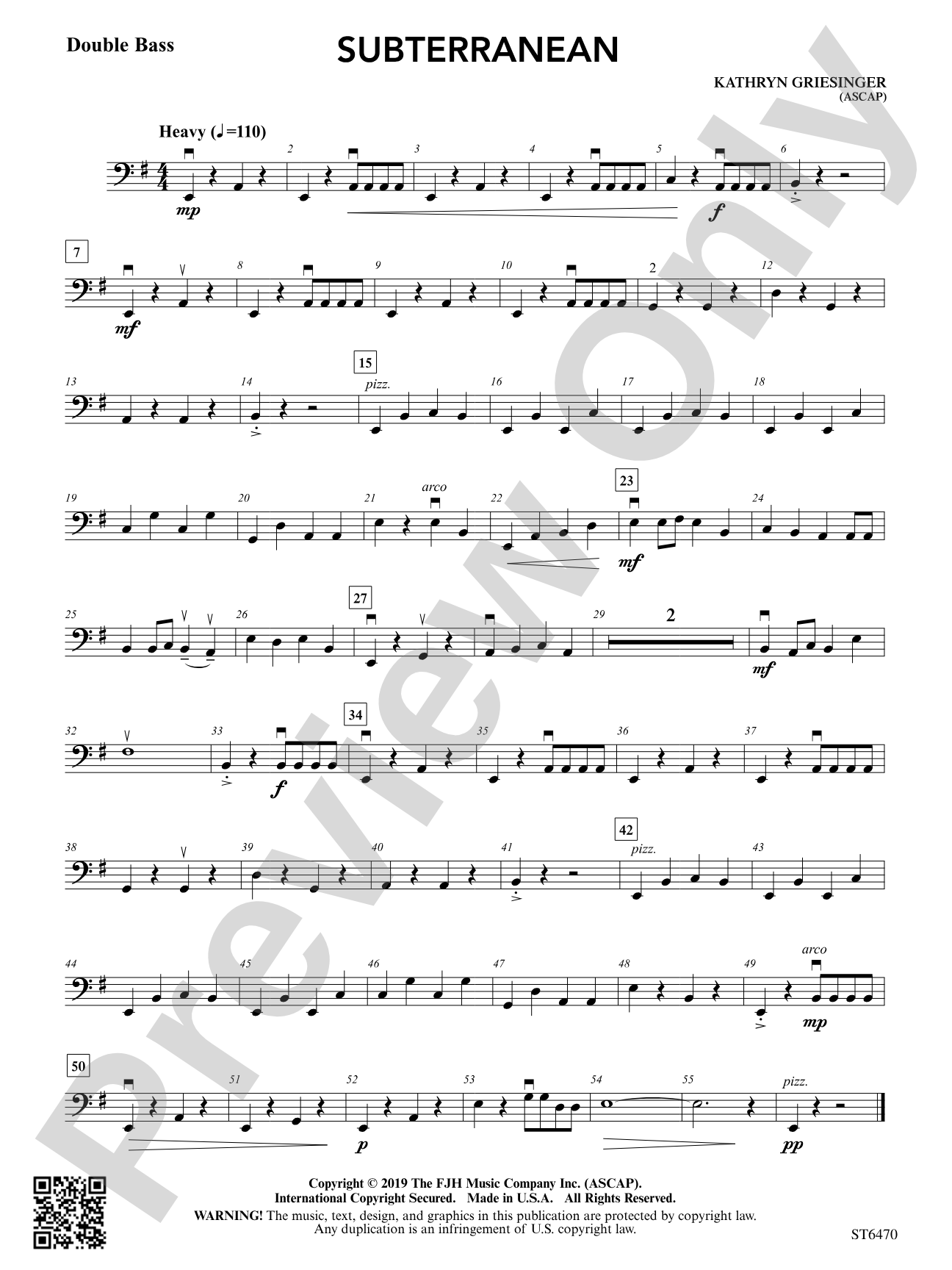 Subterranean: Double Bass