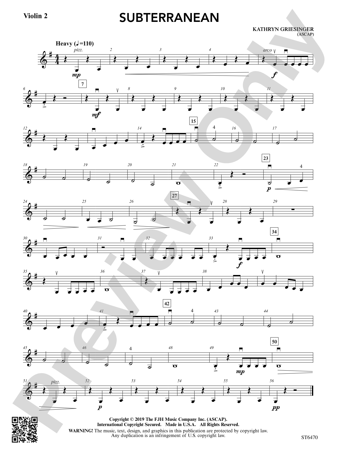 Subterranean: Violin 2