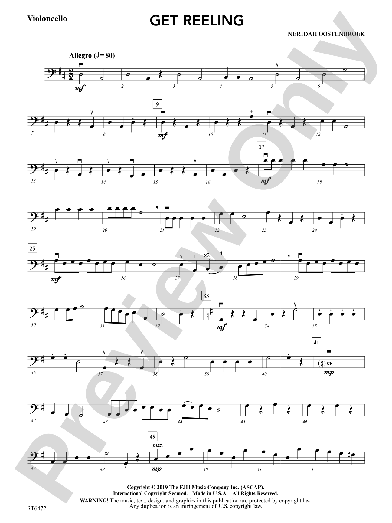 Get Reeling: Violoncello