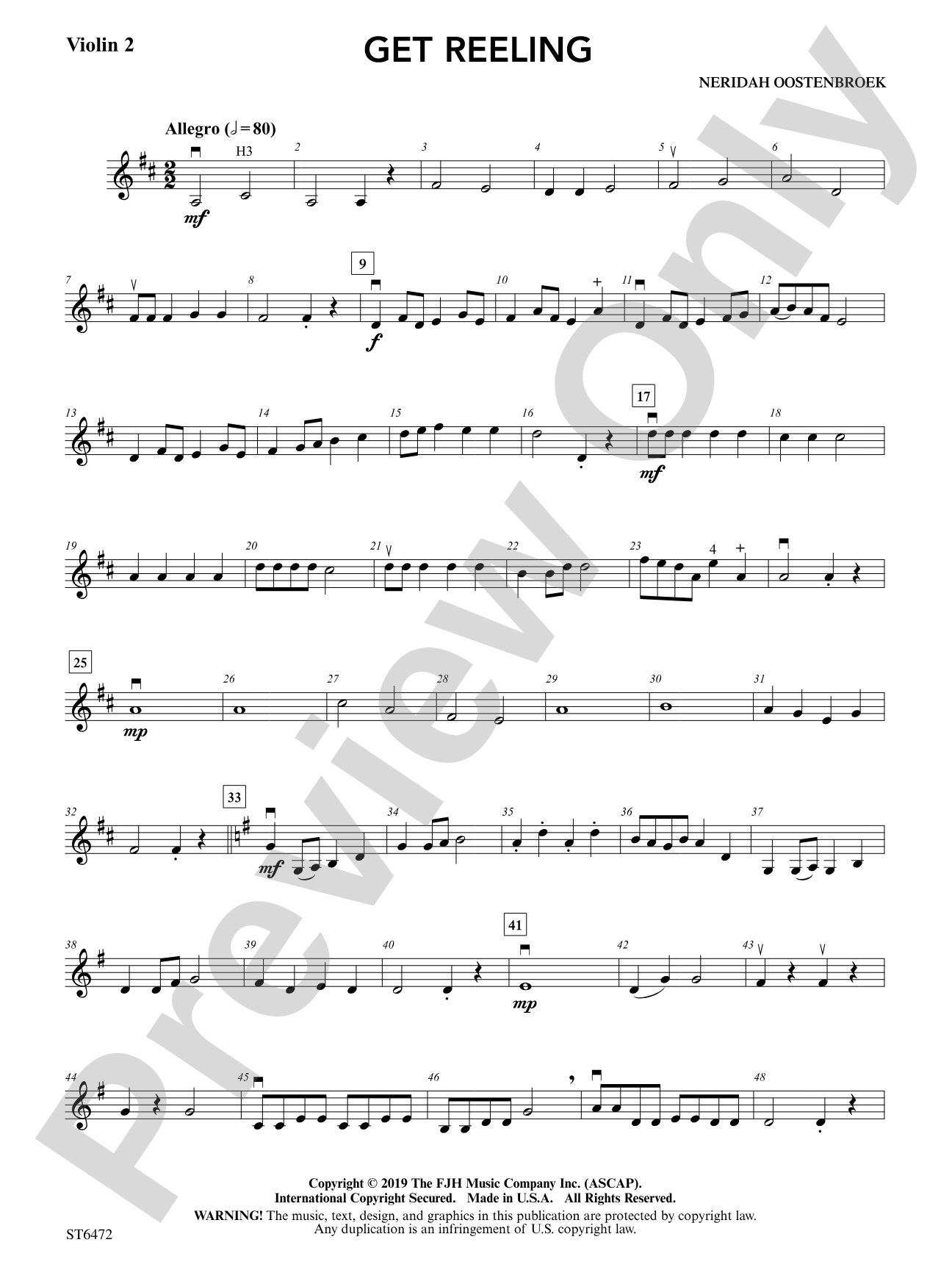 Get Reeling: Violin 2