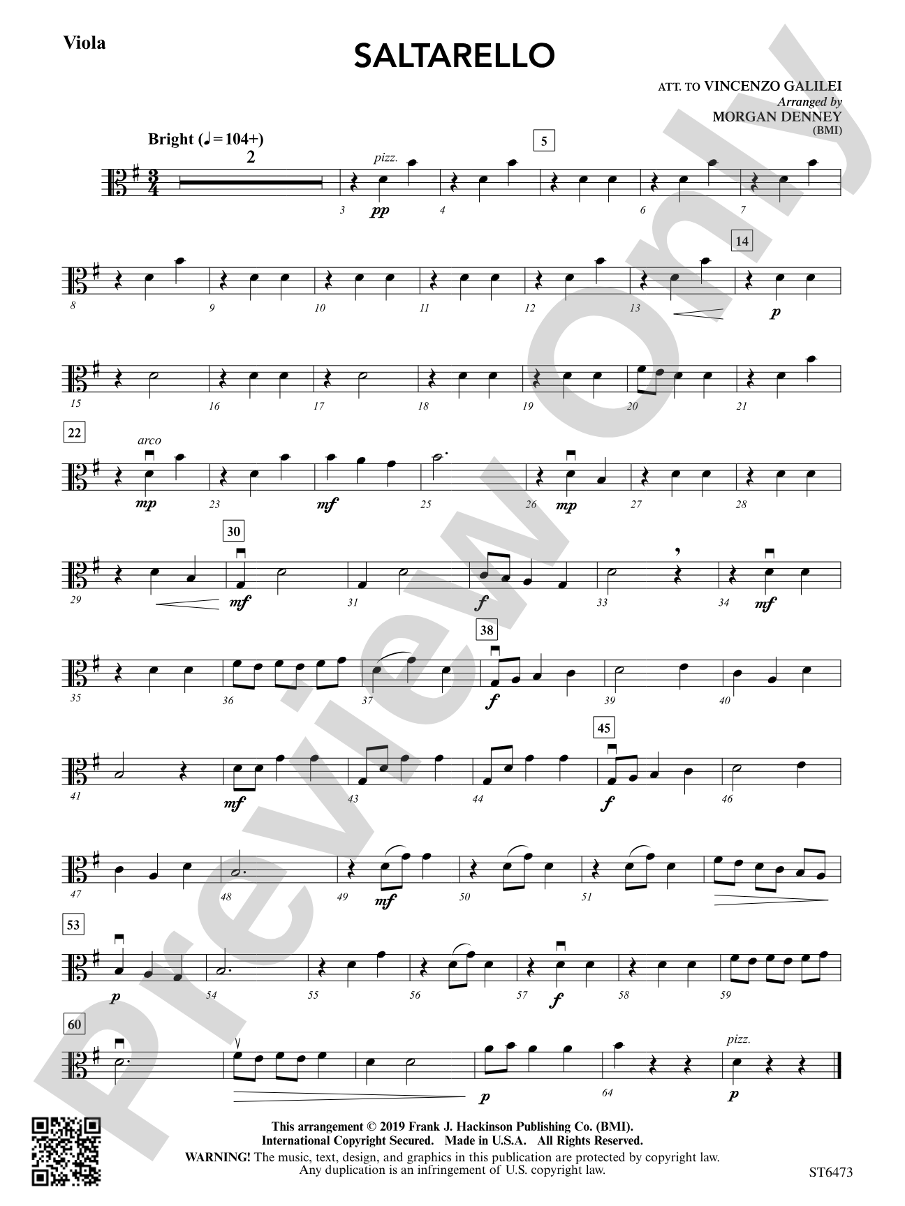 Saltarello: Viola