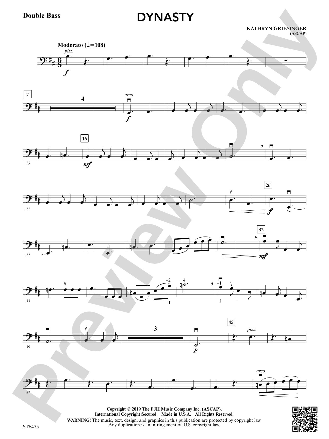Dynasty: Double Bass