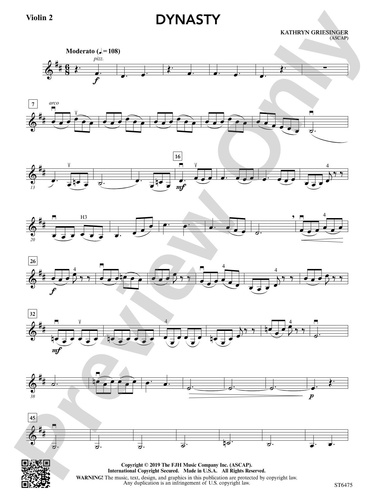 Dynasty: Violin 2