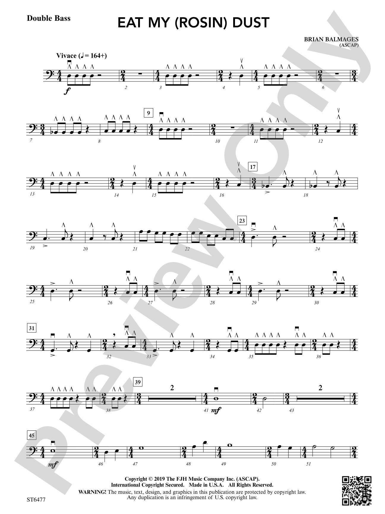 East My (Rosin) Dust: Double Bass