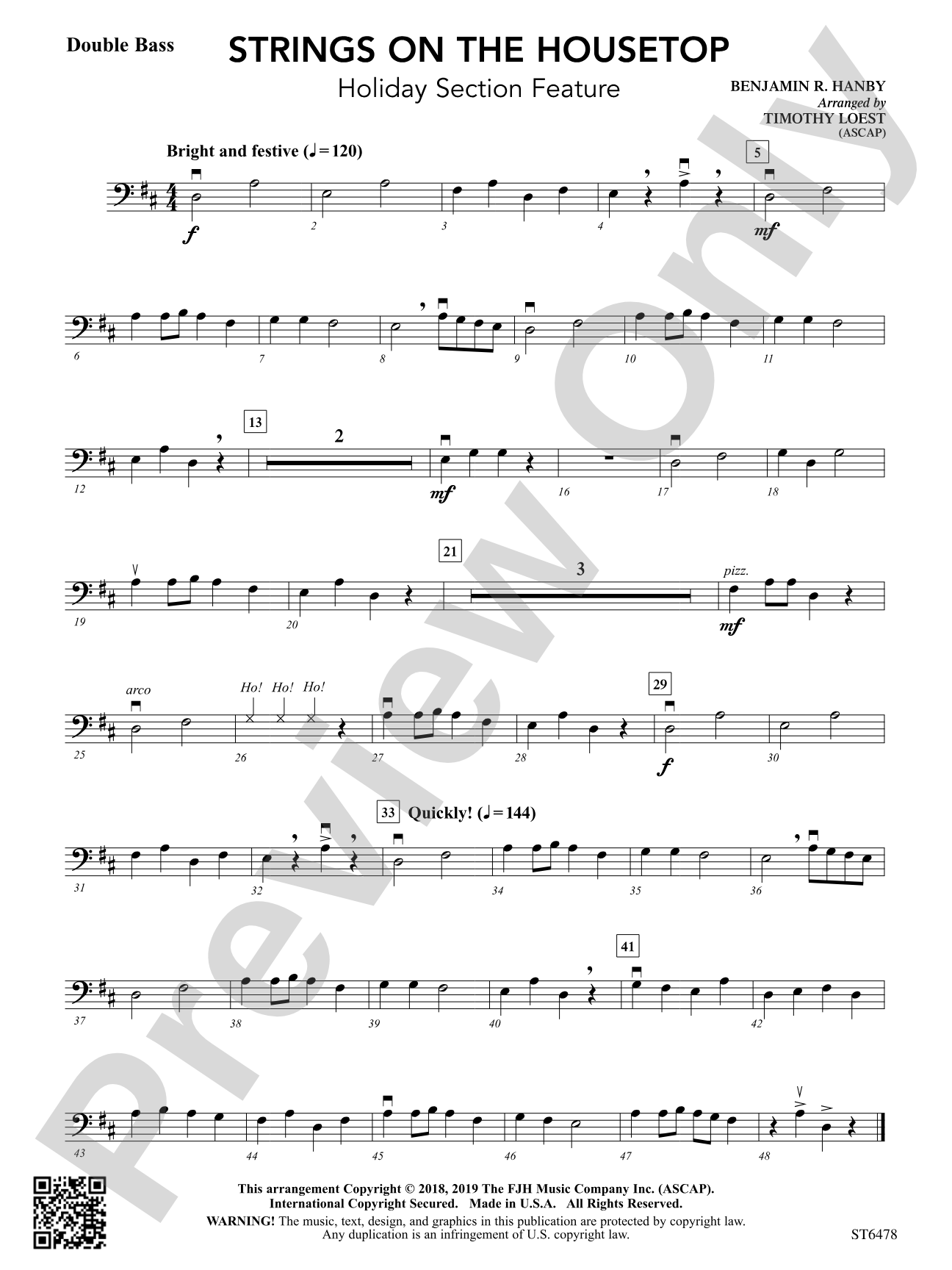 Strings on the Housetop: Double Bass