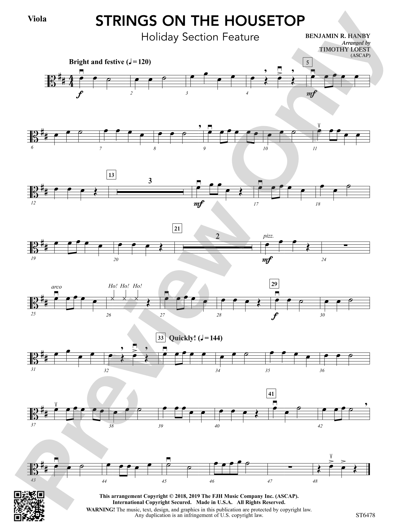 Strings on the Housetop: Viola