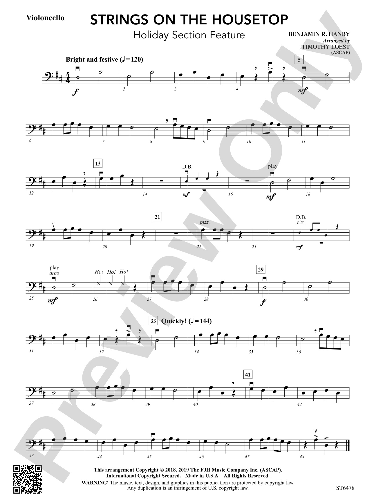 Strings on the Housetop: Violoncello