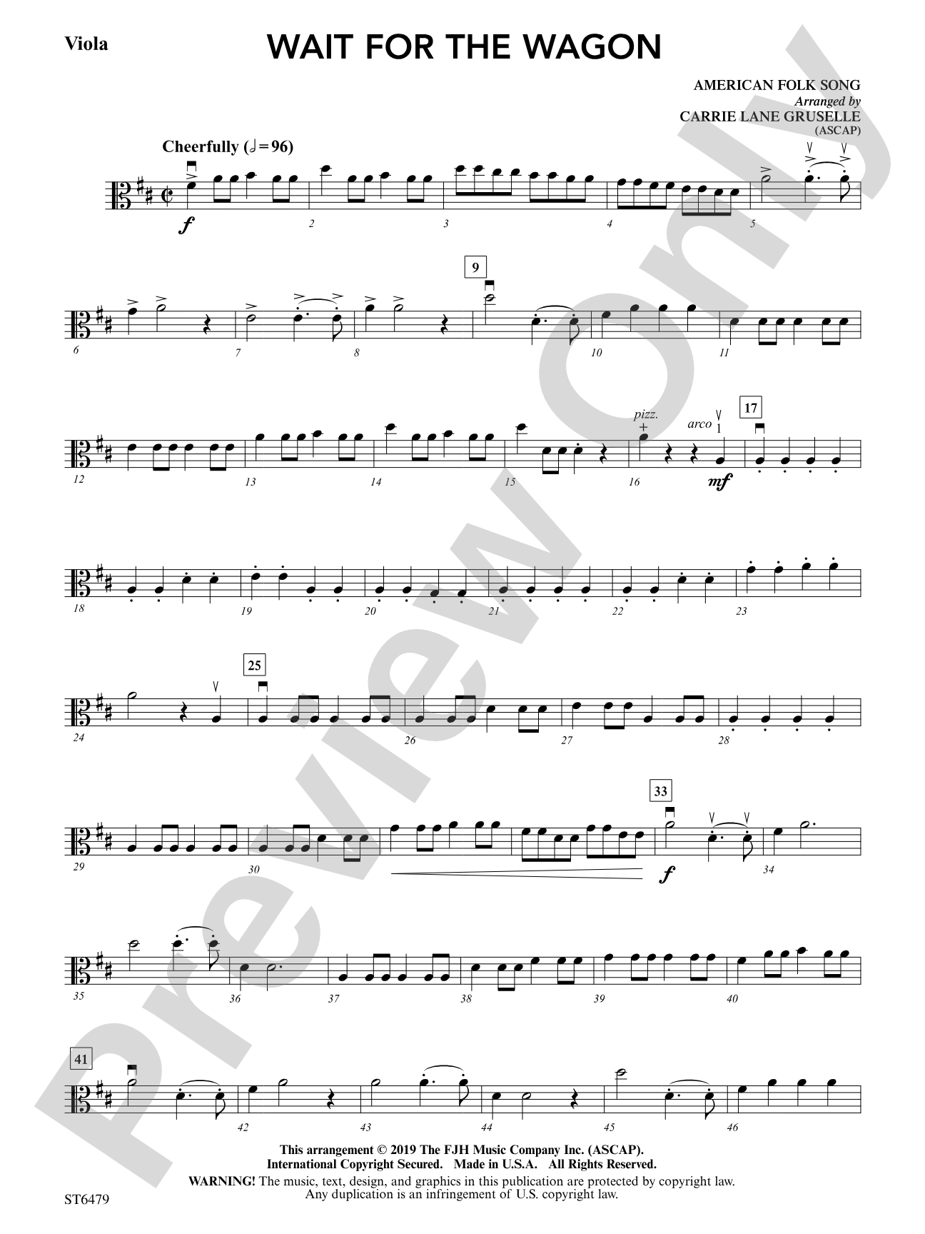 Wait for the Wagon: Viola