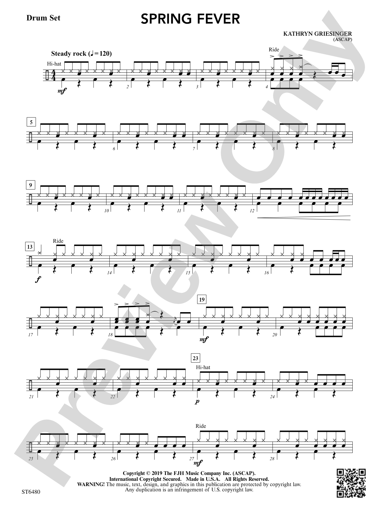 Spring Fever: Drum Set (opt.)