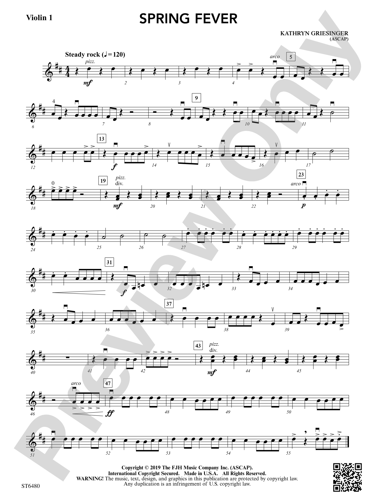 Spring Fever: Violin 1