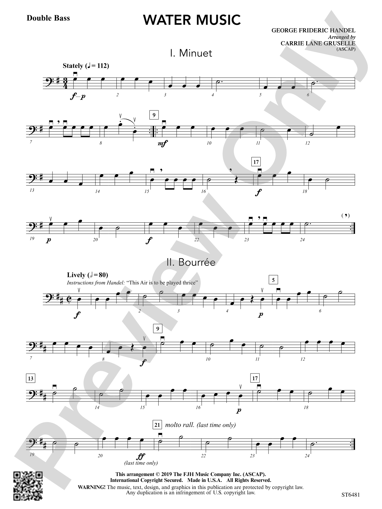 Water Music: Double Bass