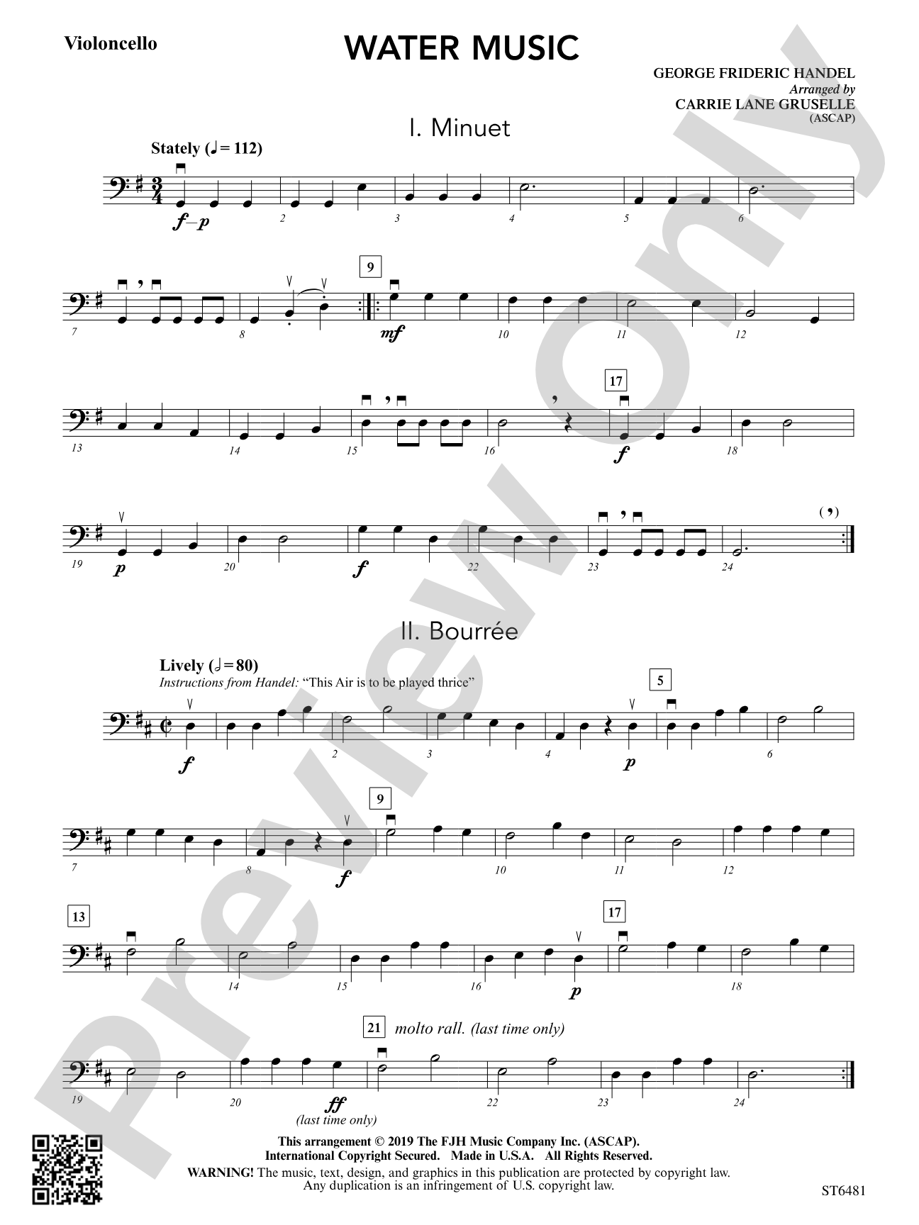 Water Music: Violoncello