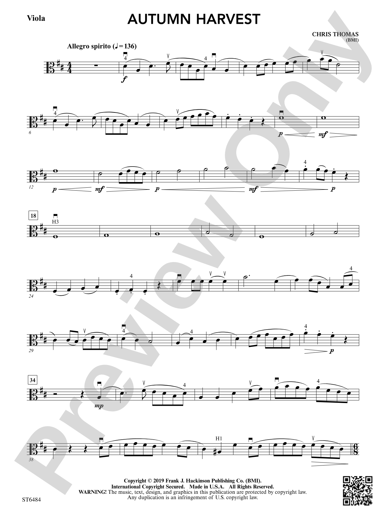 Autumn Harvest: Viola