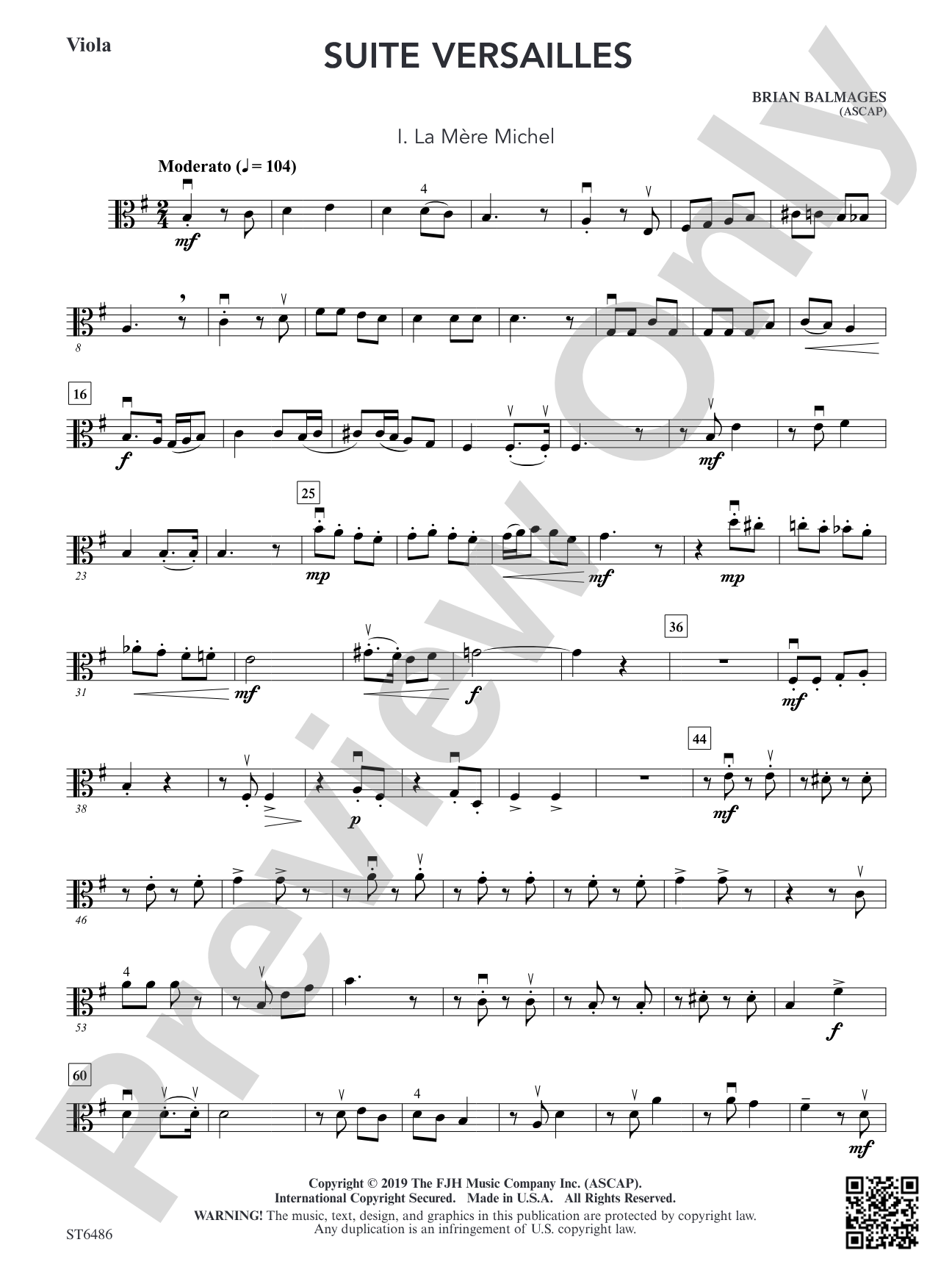 Suite Versailles: Viola