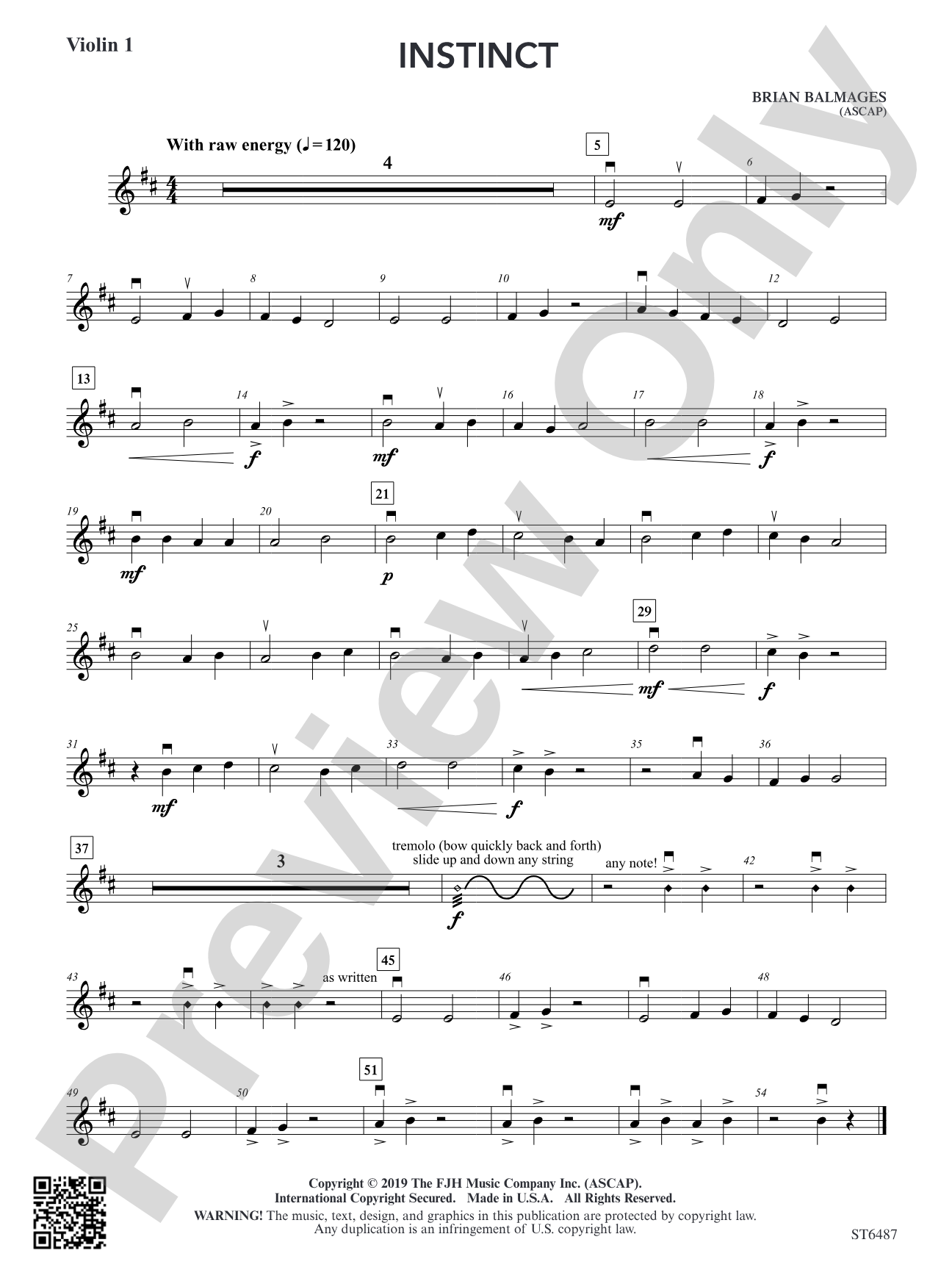 Instinct: Violin 1