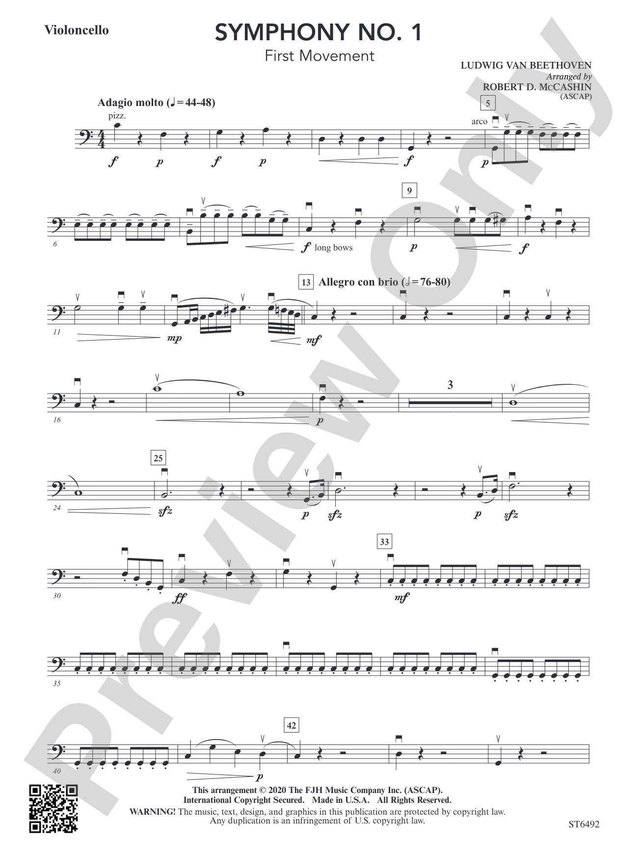 Symphony No. 1 (First Movement): Violoncello