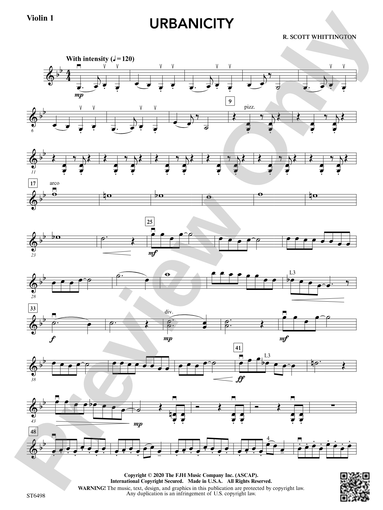 Urbanicity: Violin 1
