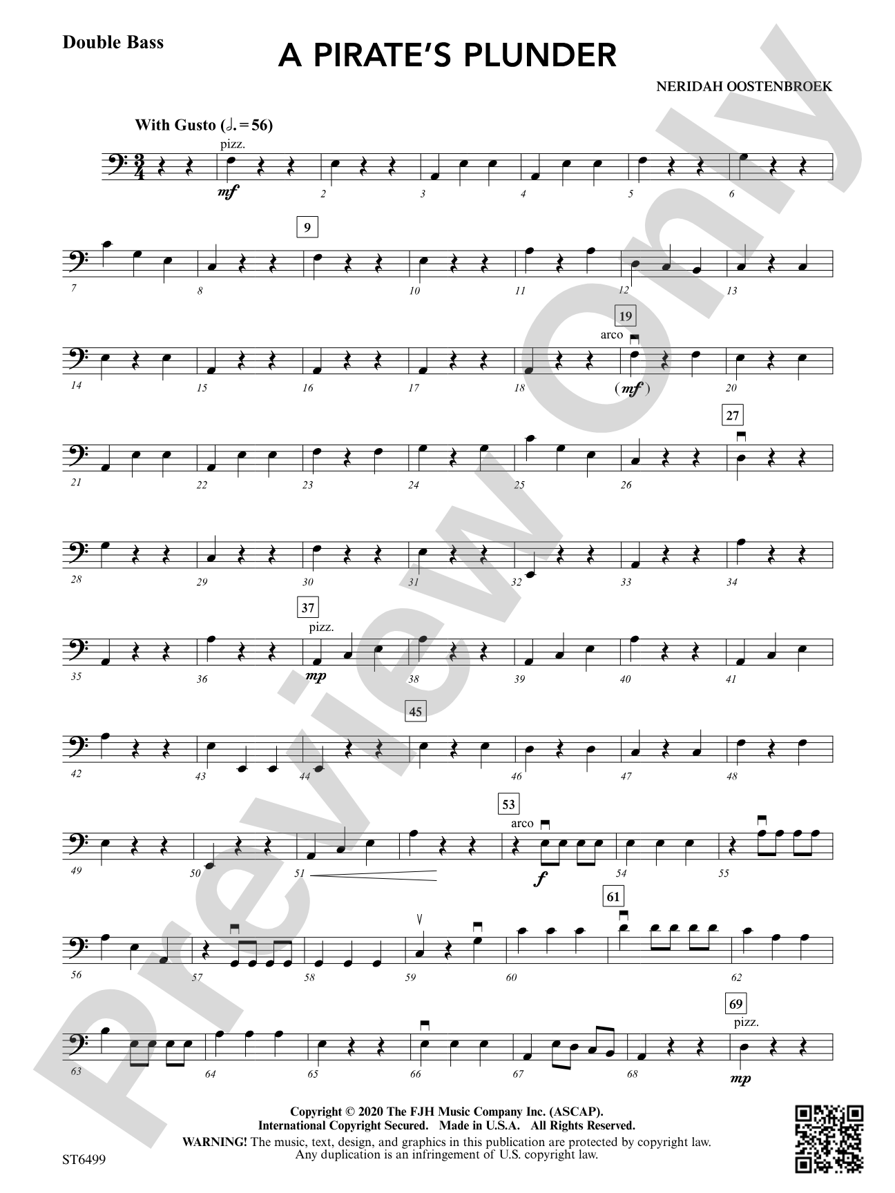A Pirate's Plunder: Double Bass