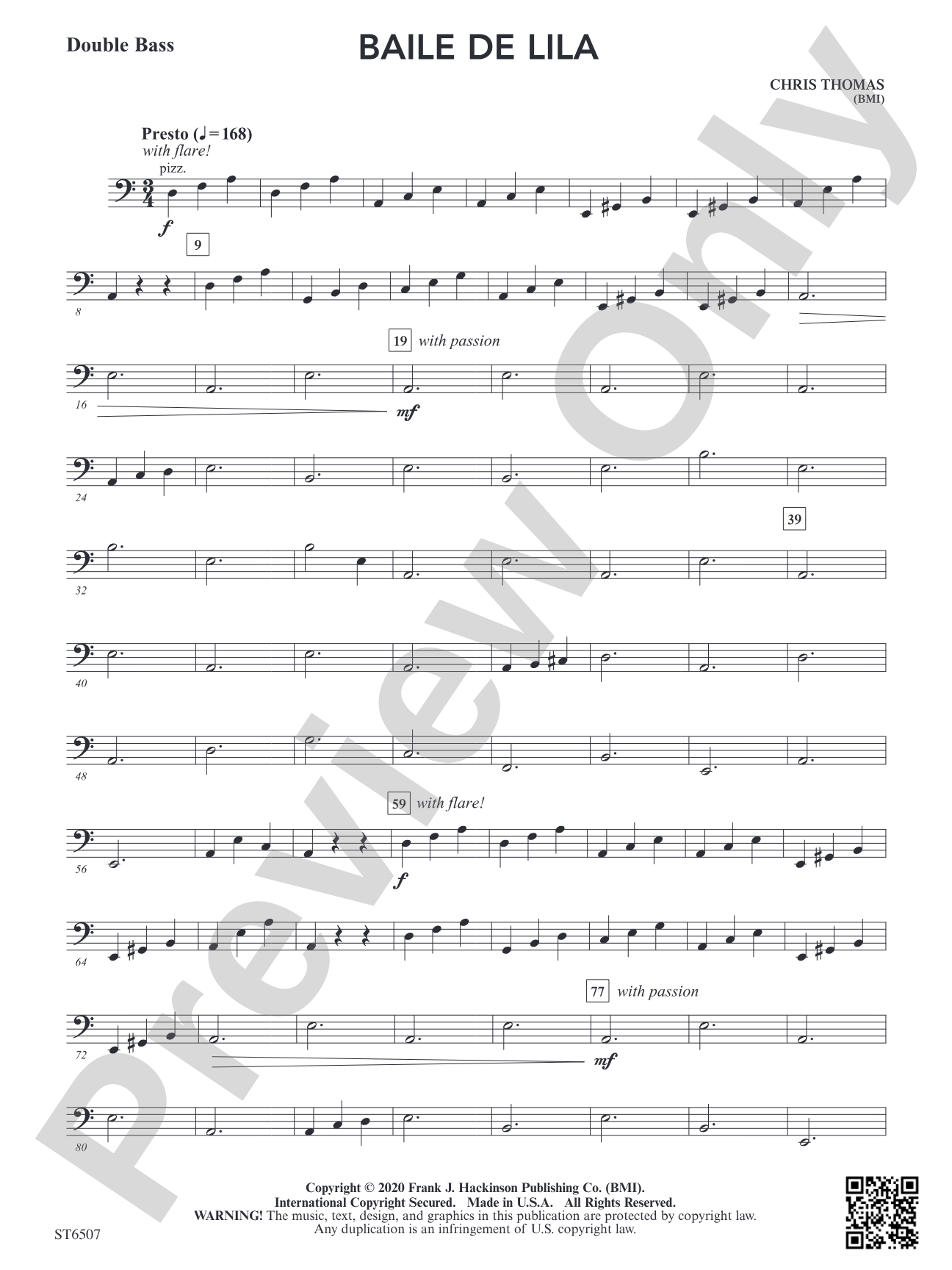 Baile de Lila: Double Bass