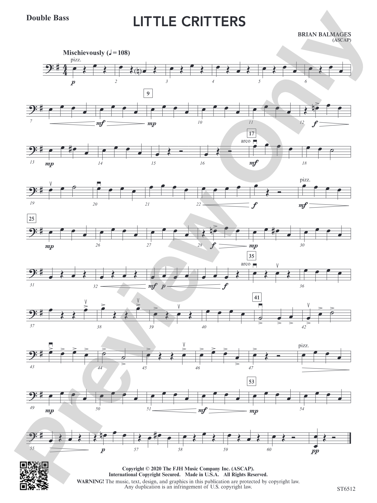 Little Critters: Double Bass