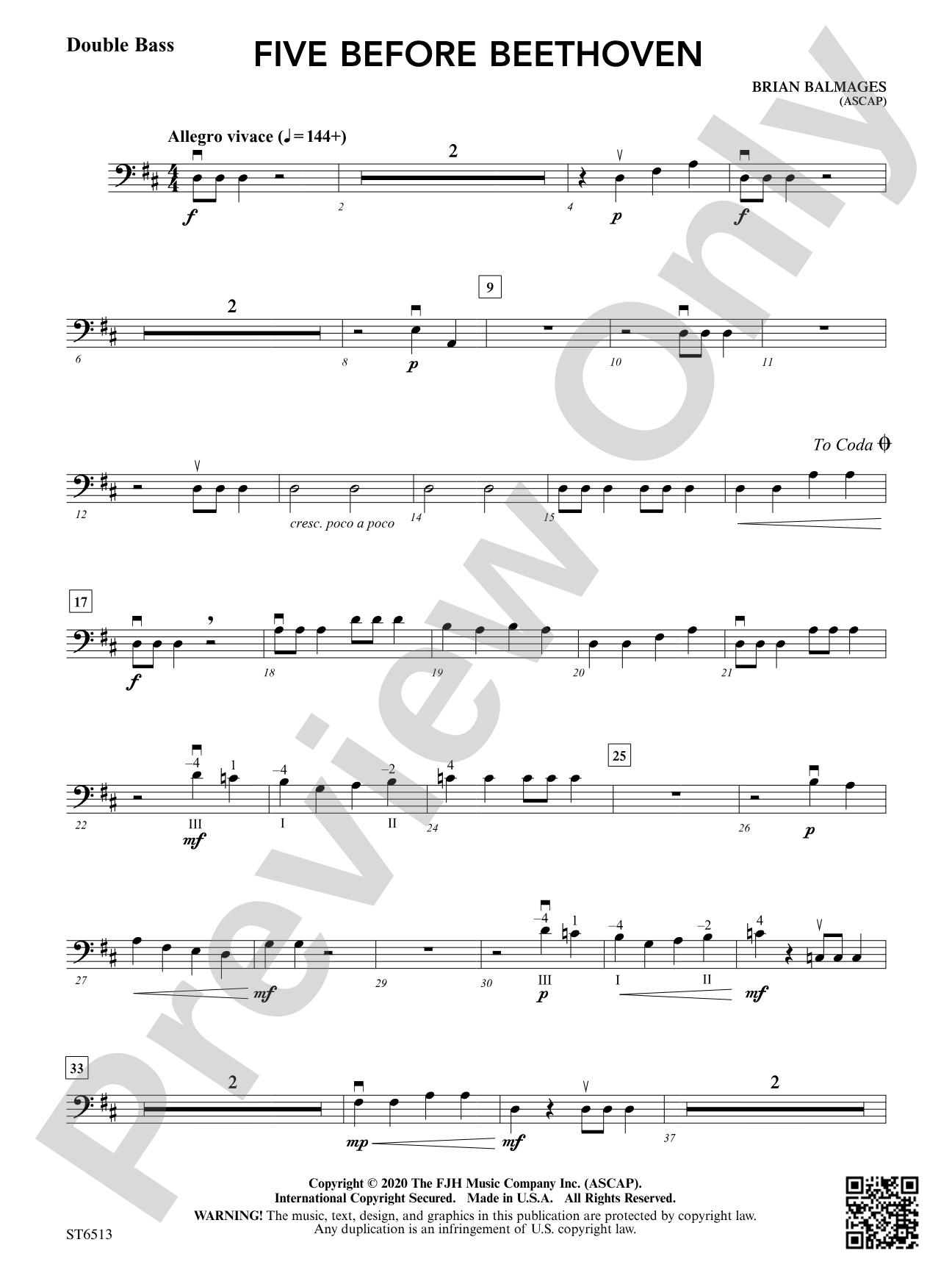 Five Before Beethoven: Double Bass