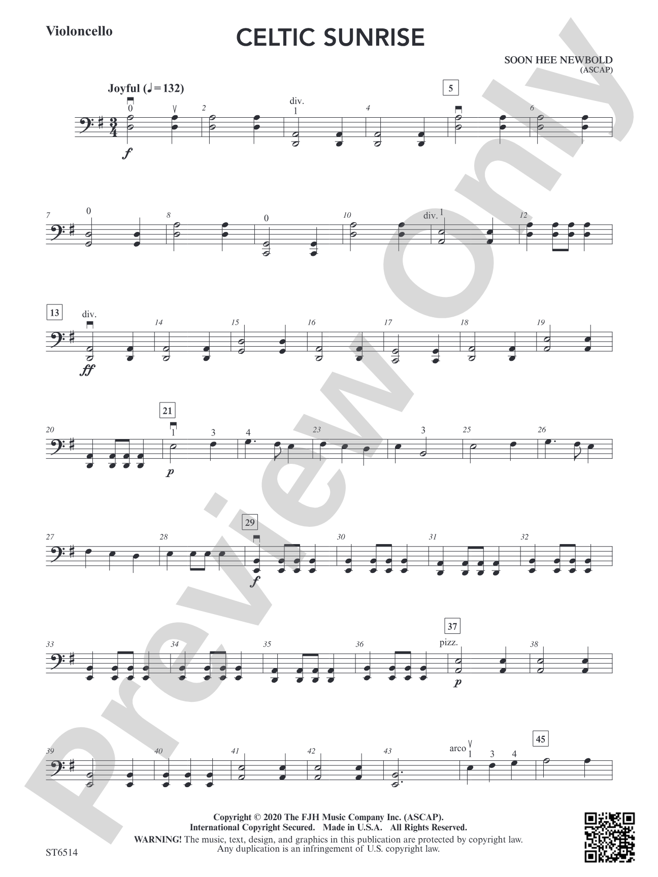 Celtic Sunrise: Violoncello