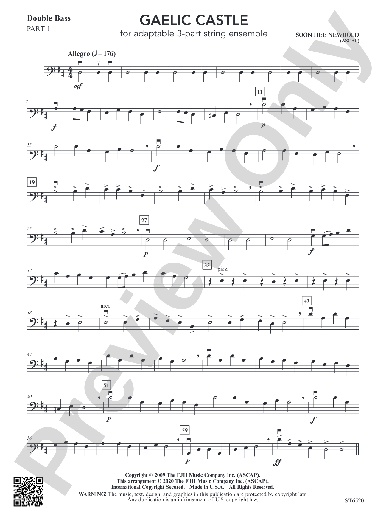 Gaelic Castle: Double Bass 1