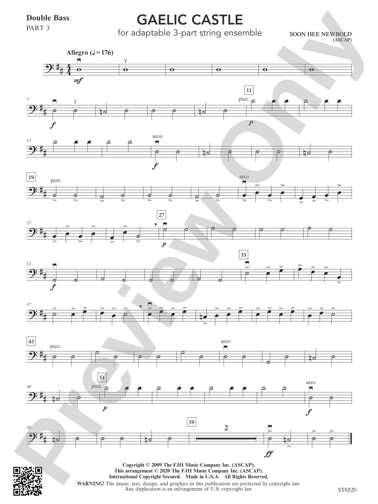 Gaelic Castle: Double Bass 3