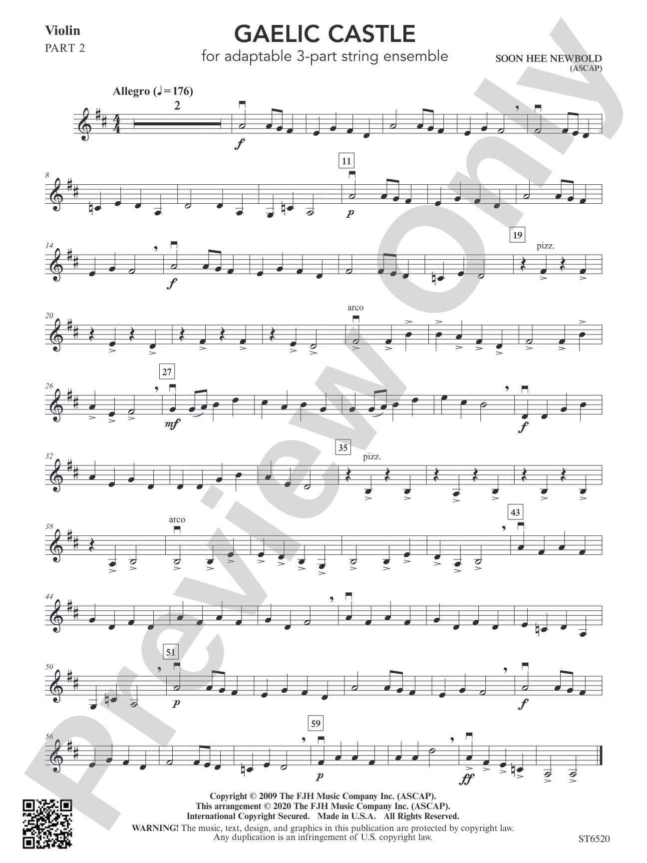 Gaelic Castle: Violin 2