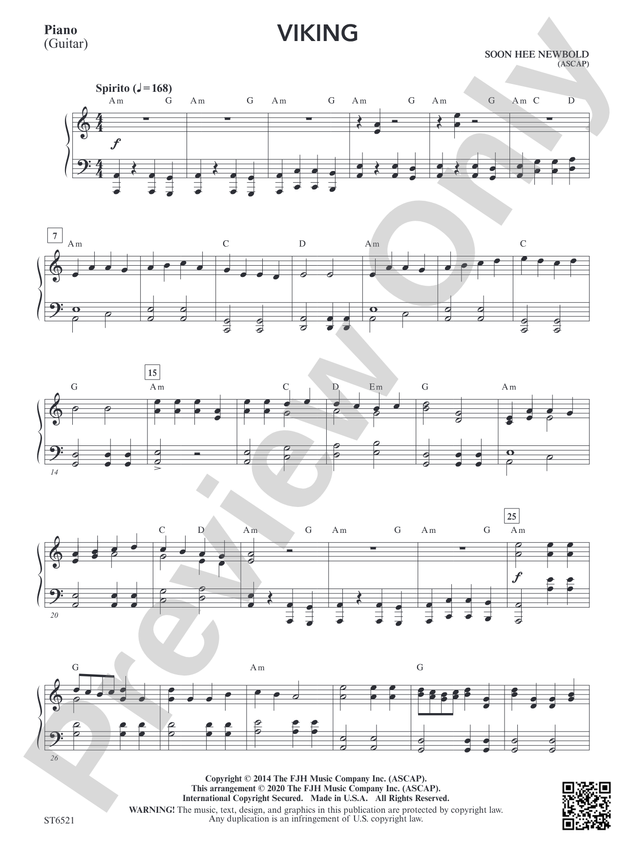 Viking: Piano/Guitar