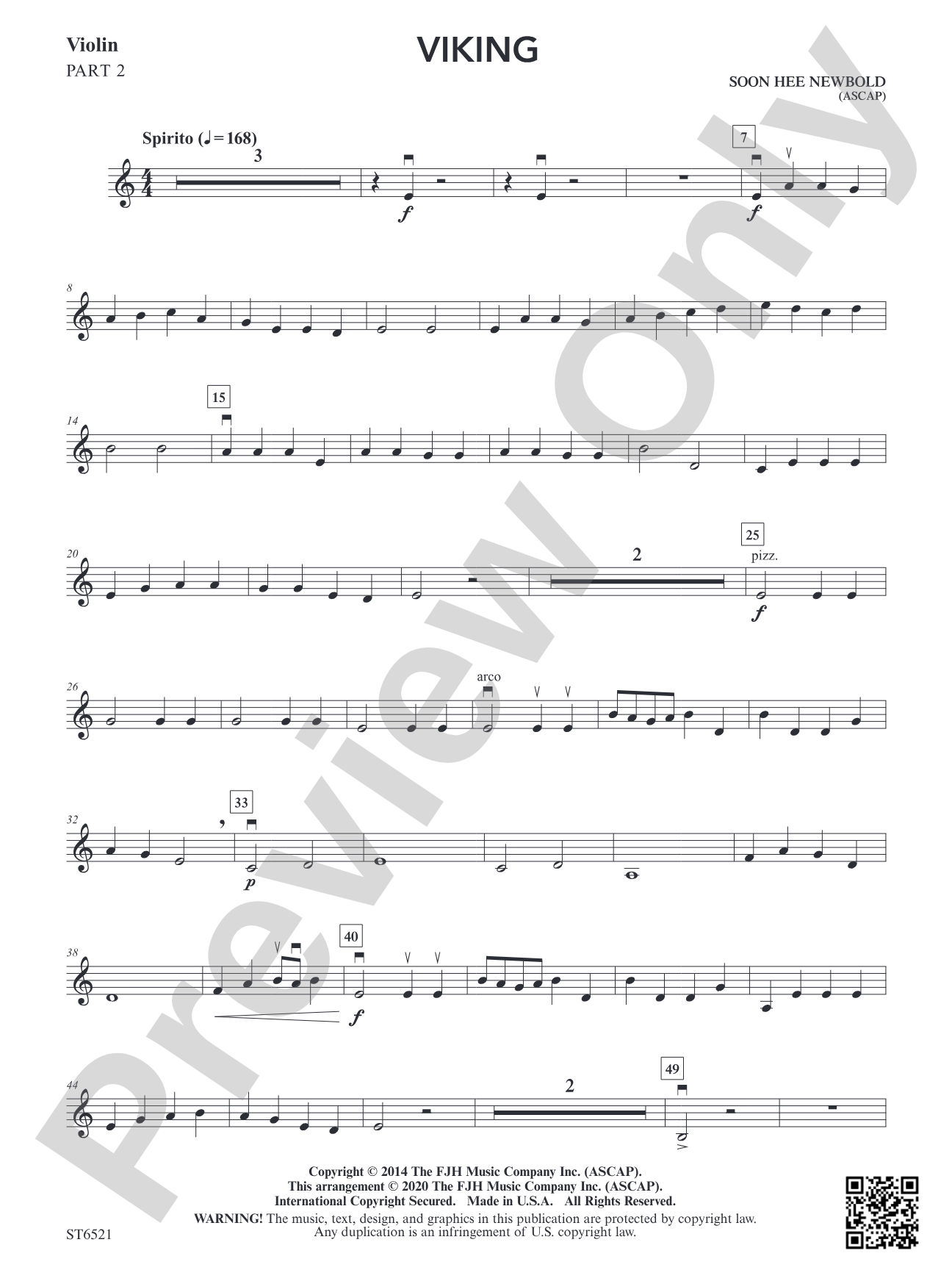 Viking: Part 2 Violin