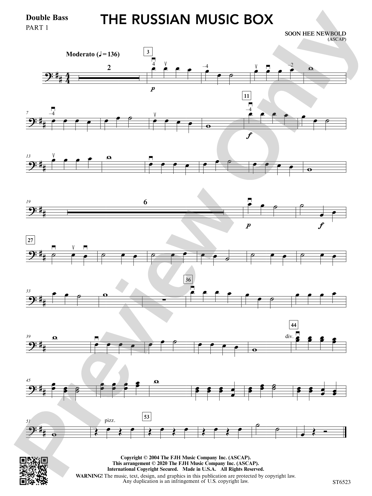 The Russian Music Box: Part 1 String Bass