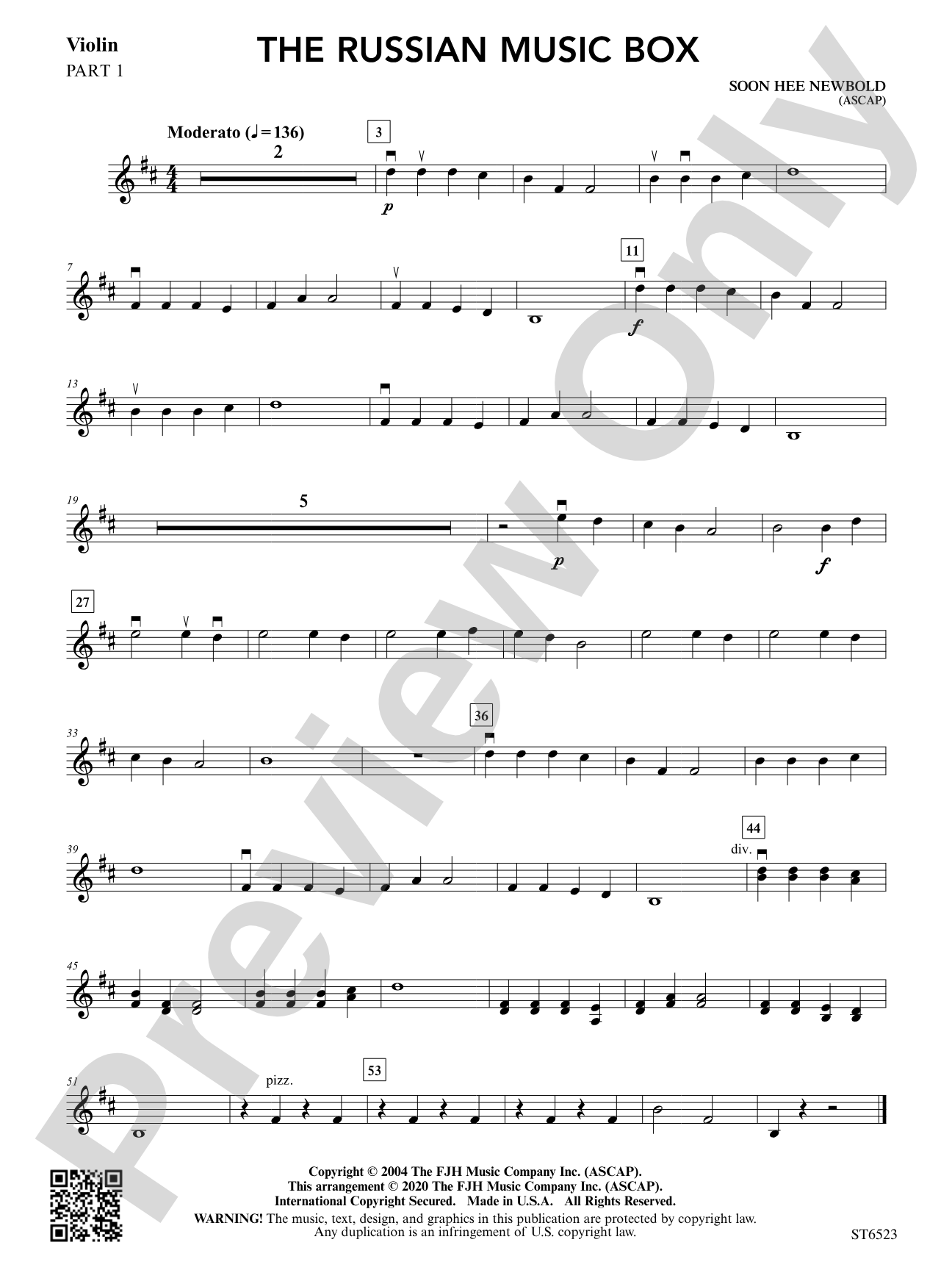 The Russian Music Box: Part 1 Violin