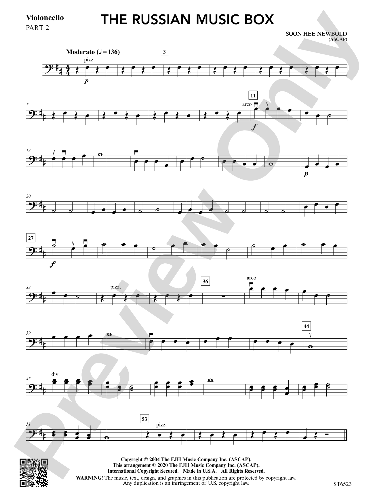 The Russian Music Box: Part 2 Cello
