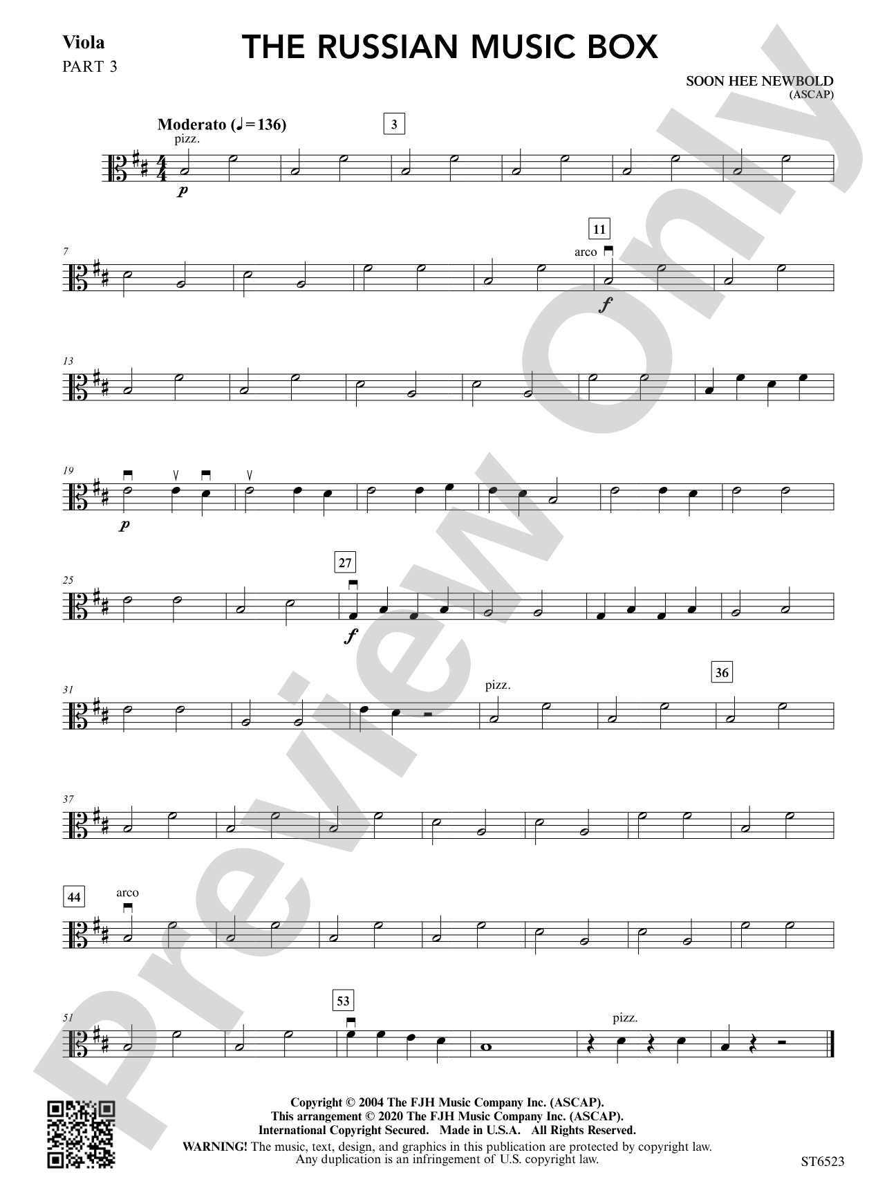 The Russian Music Box: Part 3 Viola