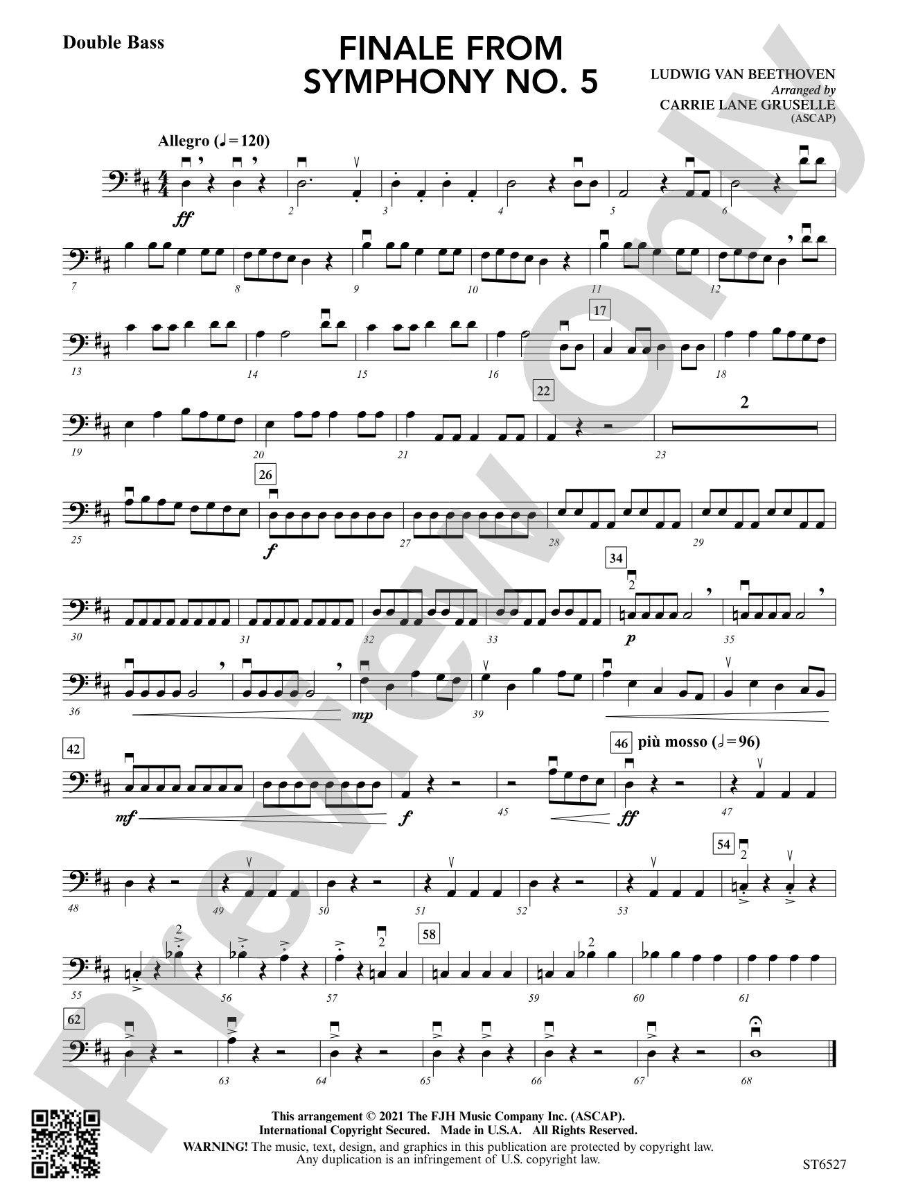 Finale from Symphony No. 5: Double Bass