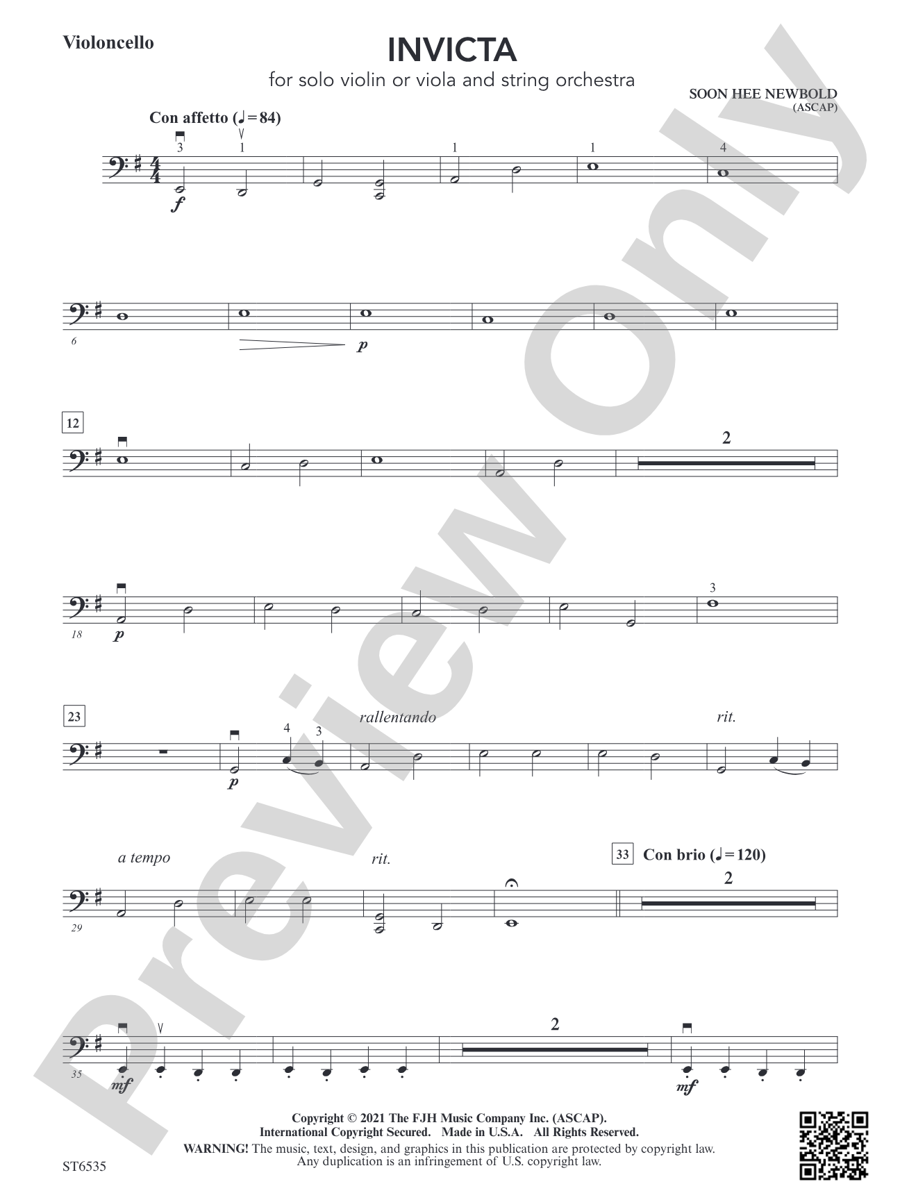 Invicta: Violoncello
