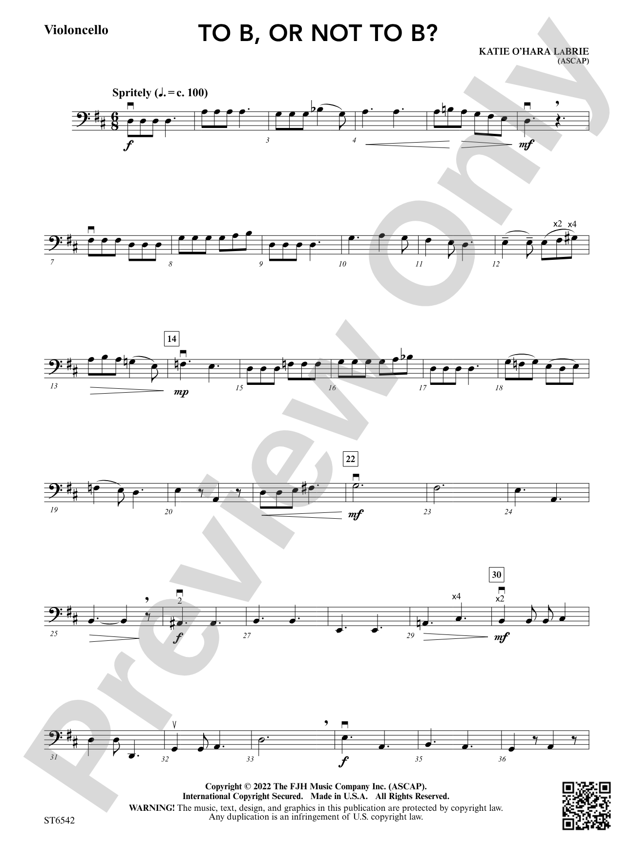 To B, or Not to B?: Violoncello