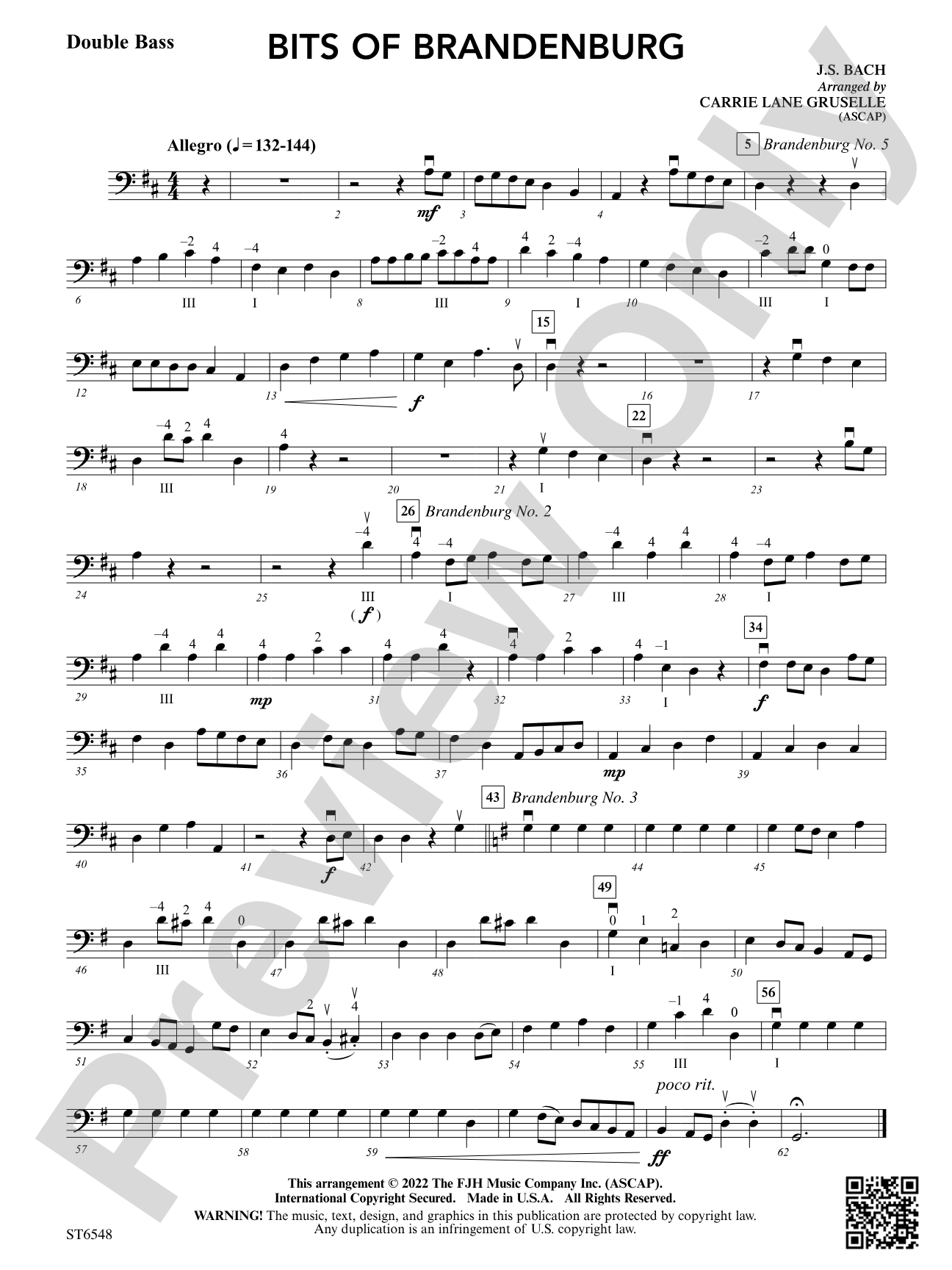 Bits of Brandenburg: Double Bass