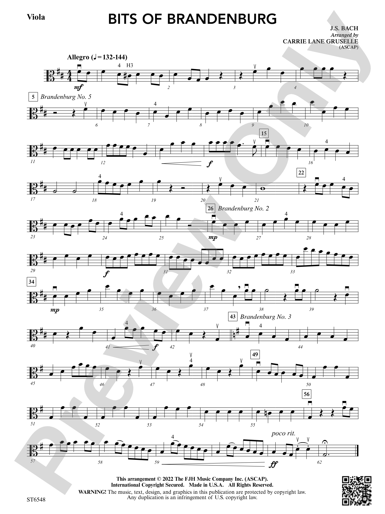 Bits of Brandenburg: Viola