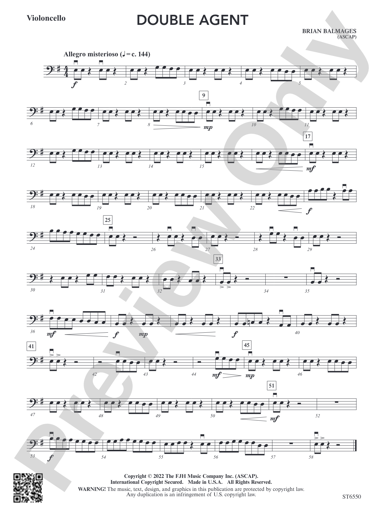 Double Agent: Violoncello