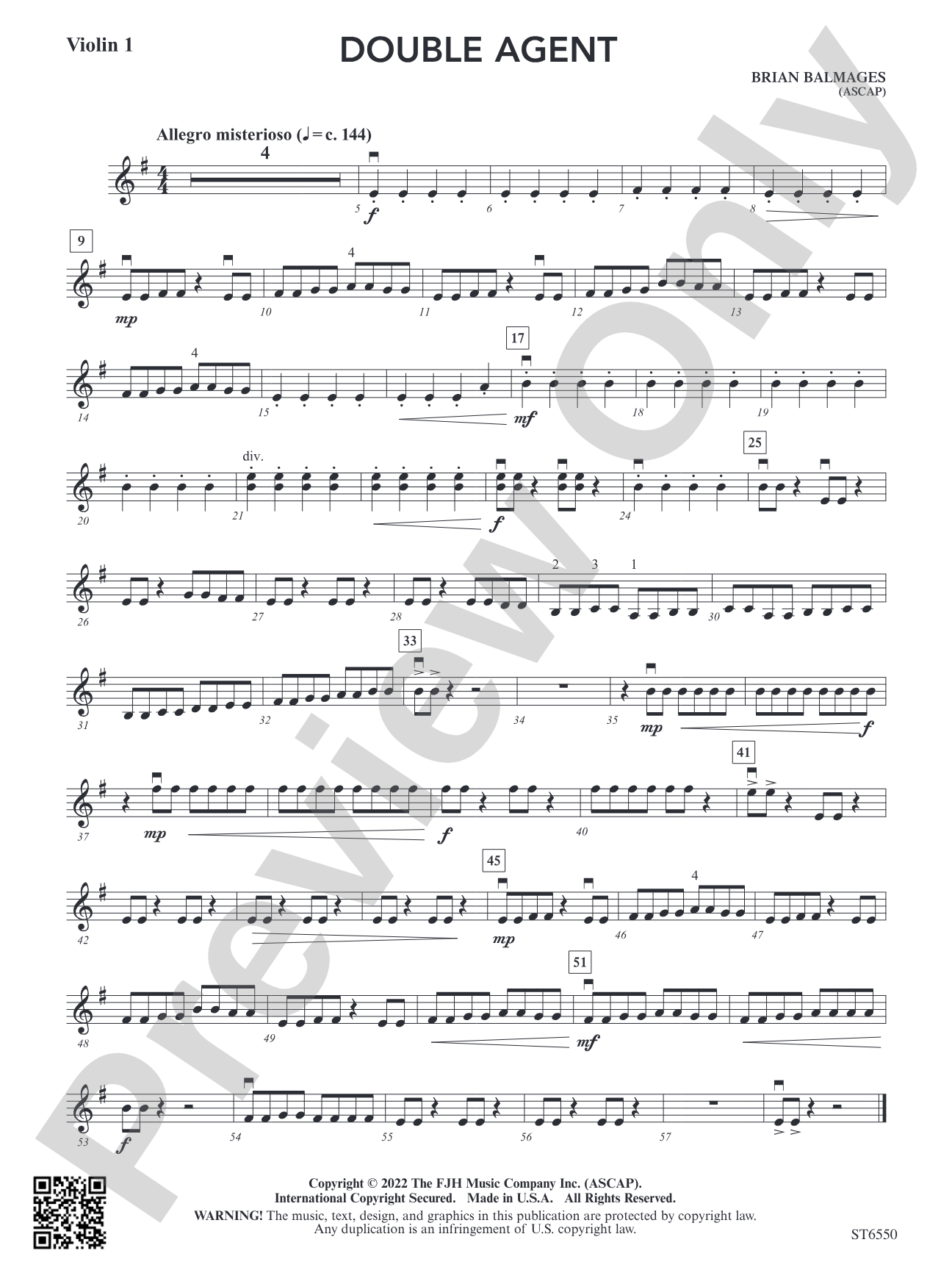 Double Agent: Violin 1