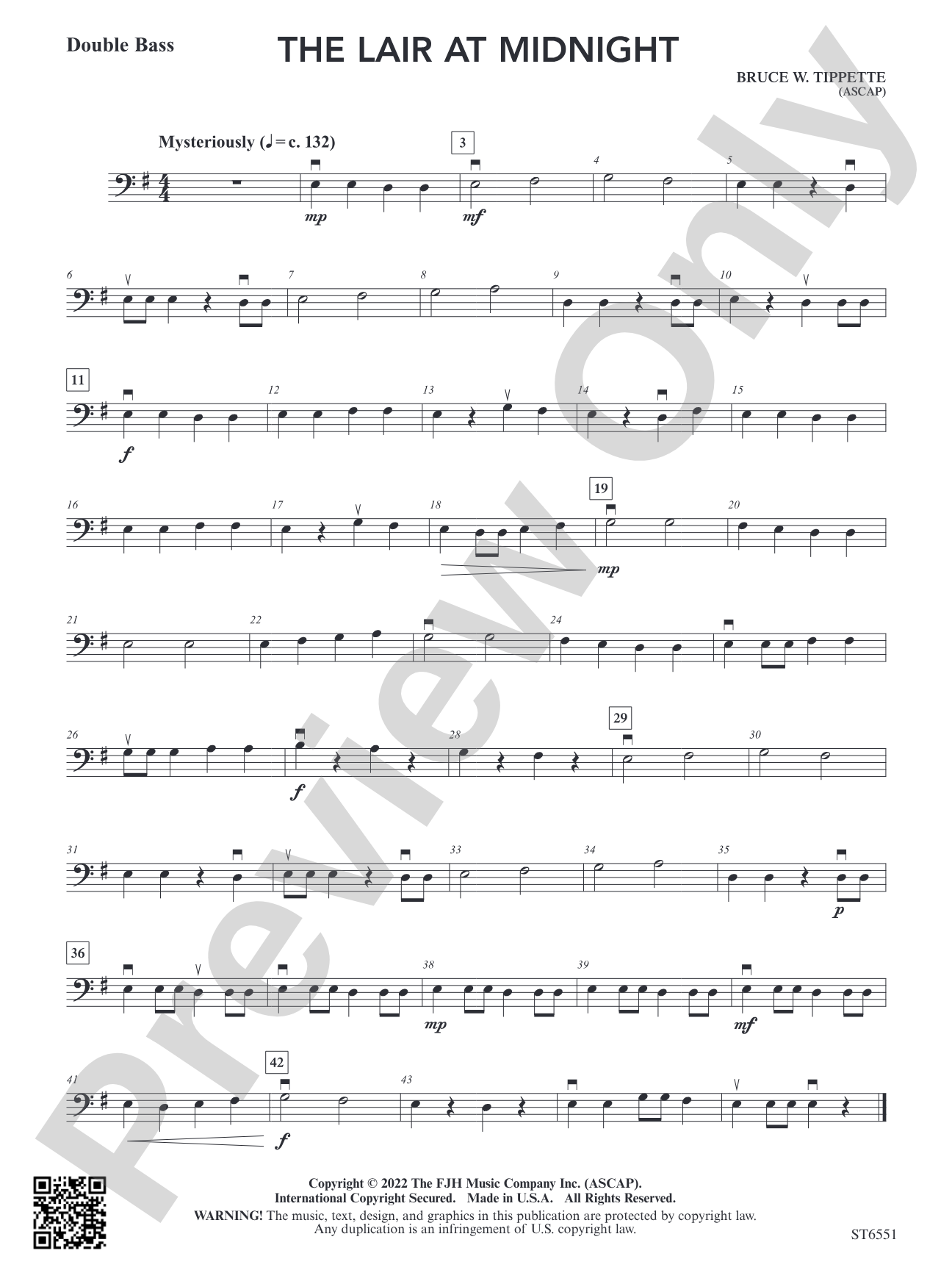 The Lair at Midnight: Double Bass